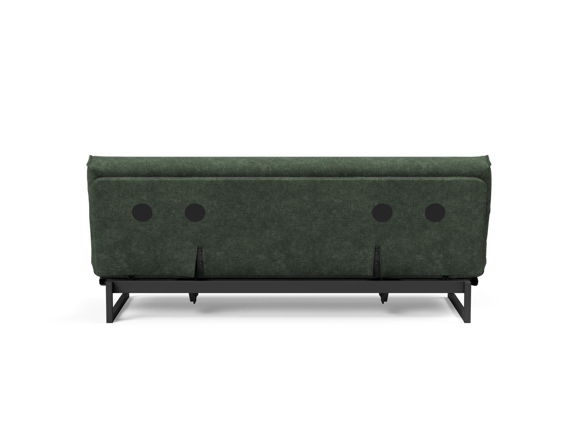 Fraction 120 Bettsofa Nordic Cover: Elegantes Schlafsofa mit weichem Soft Spring Bezug. Perfekt für gemütliche Nächte und modernes Design.