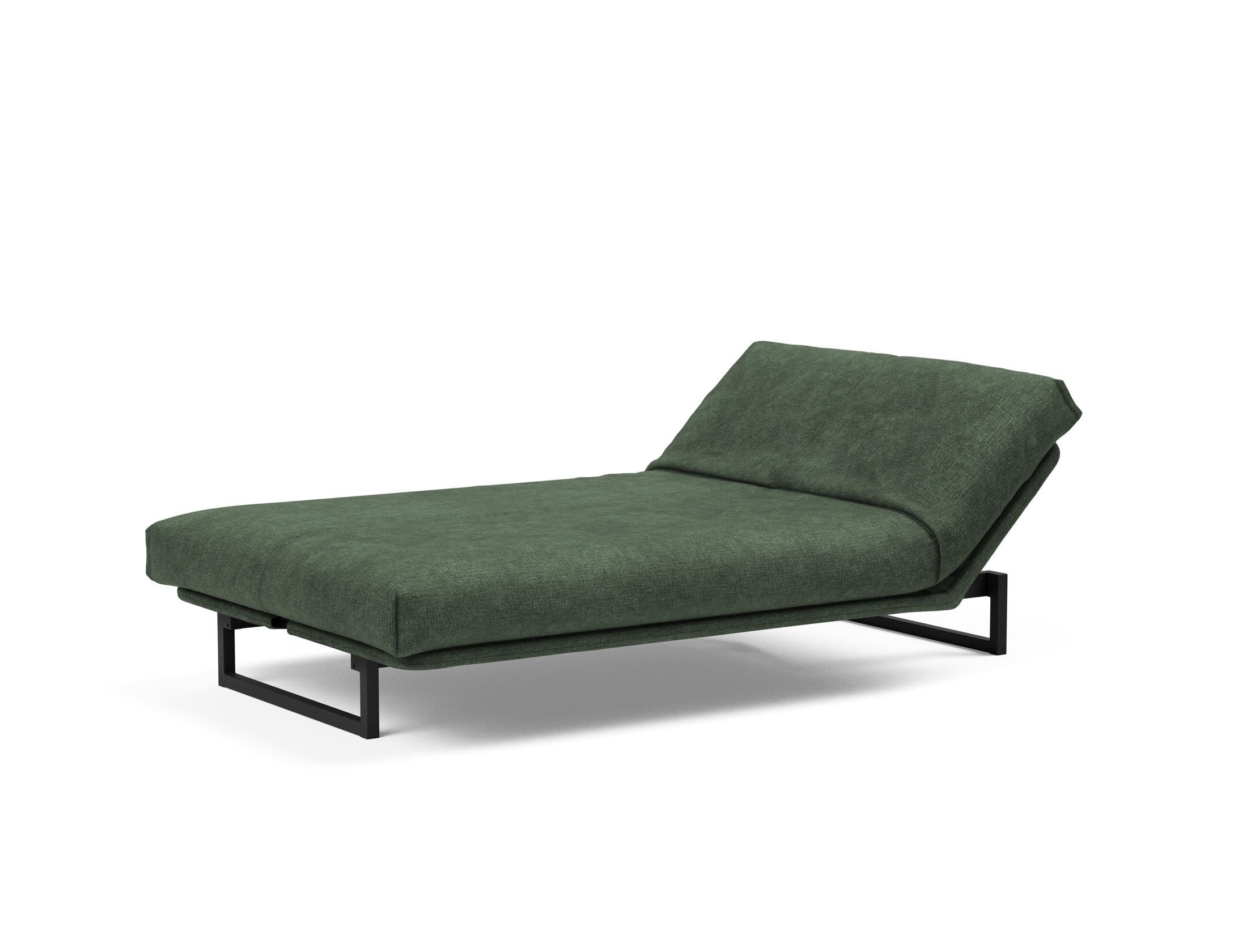 Fraction 120 Bettsofa Nordic Cover: Stilvolles Schlafsofa mit hochwertigem Soft Spring Bezug. Ideal für entspannte Nächte und modernes Wohnen.