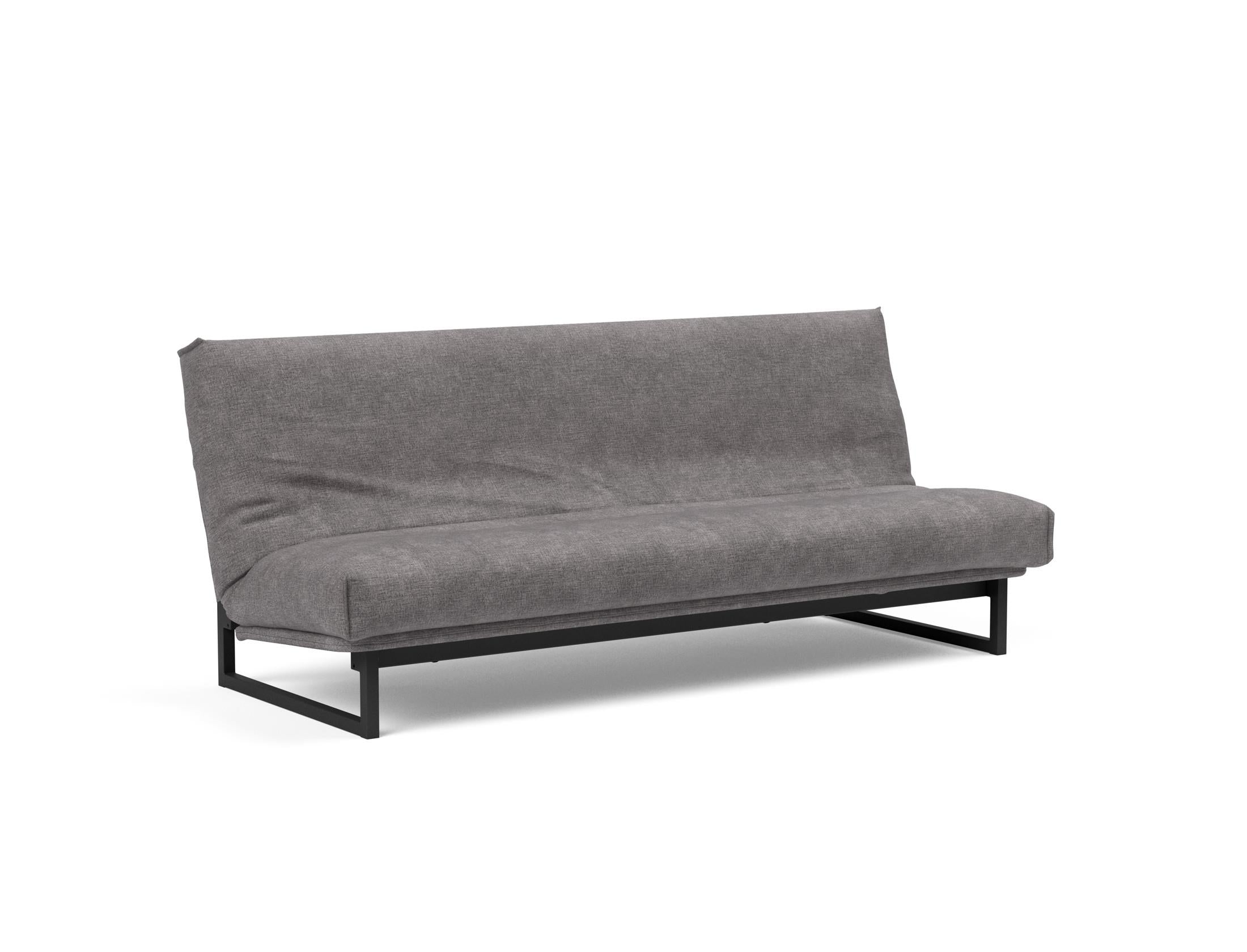 Fraction 120 Bettsofa Nordic Cover: Elegantes Schlafsofa mit weichem Soft Spring Bezug. Perfekt für gemütliche Nächte und modernes Design.
