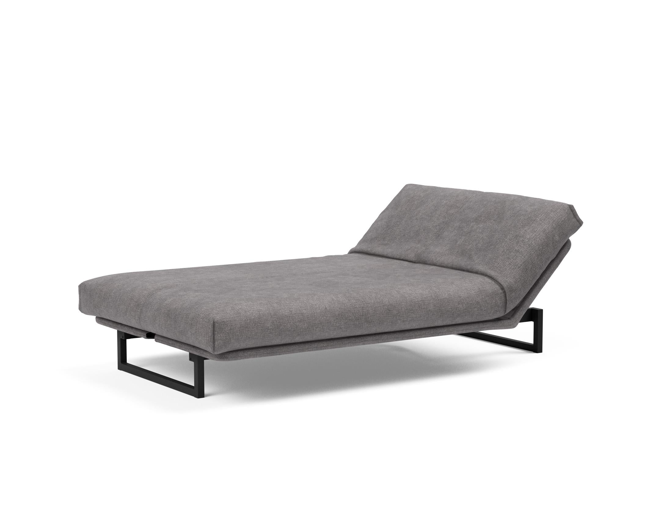 Fraction 120 Bettsofa Nordic Cover: Stilvolles Schlafsofa mit hochwertigem Soft Spring Bezug. Ideal für entspannte Nächte und modernes Wohnen.