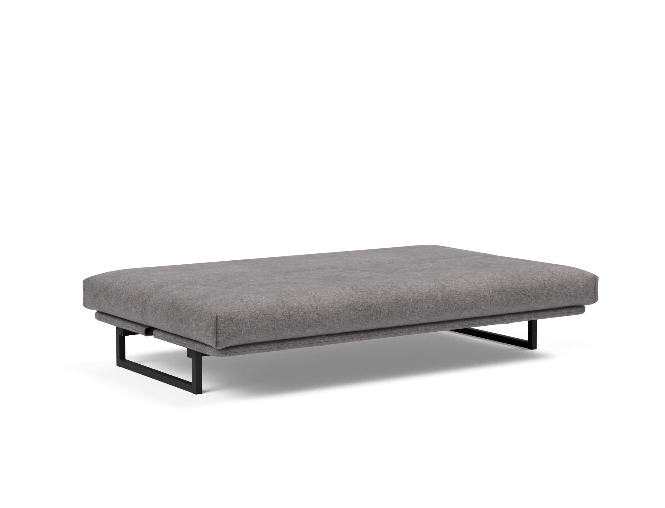 Fraction 120 Bettsofa Nordic Cover: Elegantes Schlafsofa mit weichem Soft Spring Bezug. Perfekt für gemütliche Nächte und modernes Design.