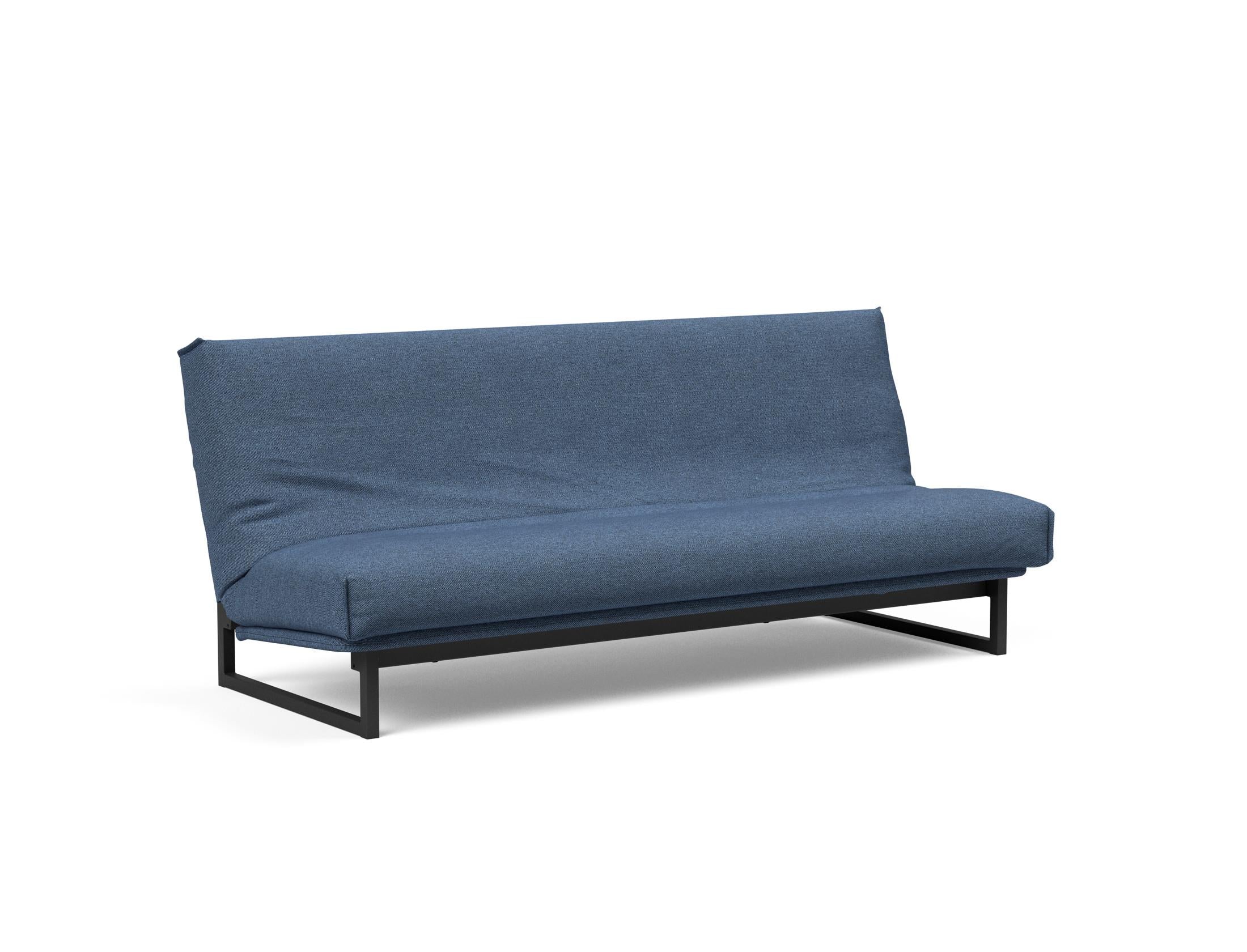 Fraction 120 Bettsofa Nordic Cover: Stilvolles Schlafsofa mit hochwertigem Soft Spring Bezug. Ideal für entspannte Nächte und modernes Wohnen.
