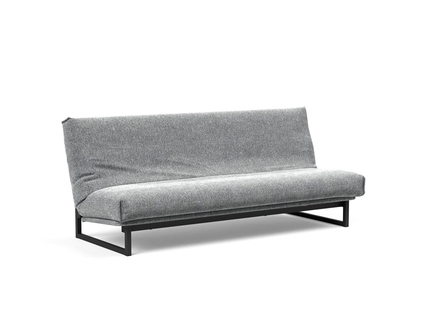 Fraction 120 Bettsofa Nordic Cover: Elegantes Schlafsofa mit weichem Soft Spring Bezug. Perfekt für gemütliche Nächte und modernes Design.