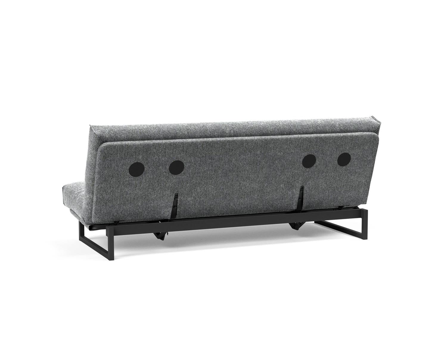 Fraction 120 Bettsofa Nordic Cover: Stilvolles Schlafsofa mit hochwertigem Soft Spring Bezug. Ideal für entspannte Nächte und modernes Wohnen.