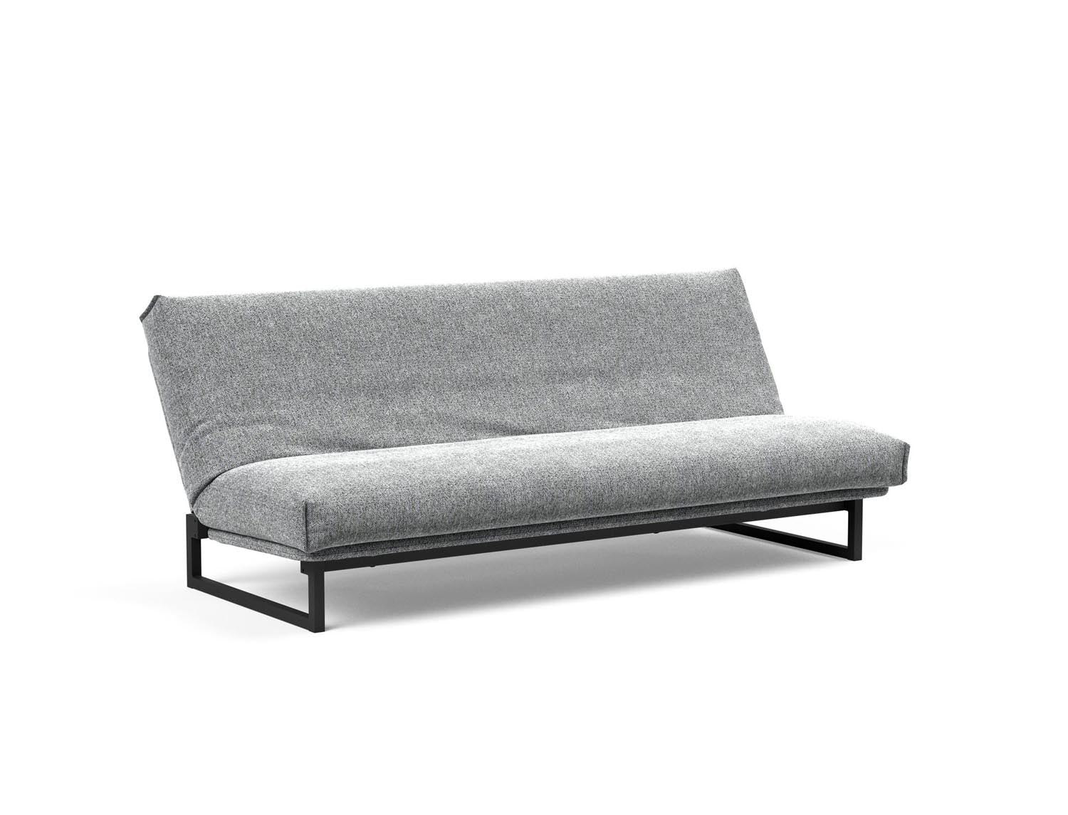 Fraction 120 Bettsofa Nordic Cover: Elegantes Schlafsofa mit weichem Soft Spring Bezug. Perfekt für gemütliche Nächte und modernes Design.