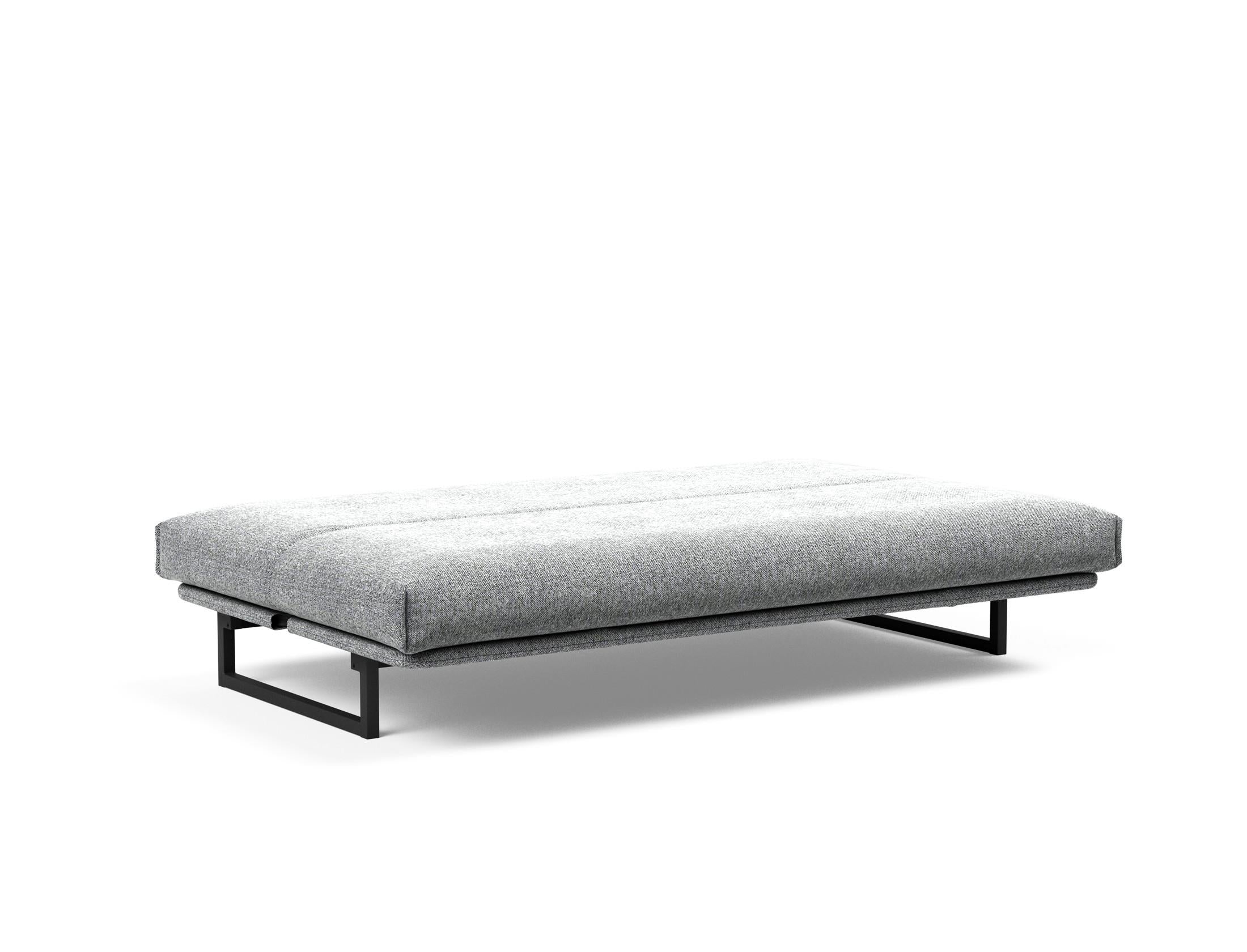 Fraction 120 Bettsofa Nordic Cover: Elegantes Schlafsofa mit weichem Soft Spring Bezug. Perfekt für gemütliche Nächte und modernes Design.
