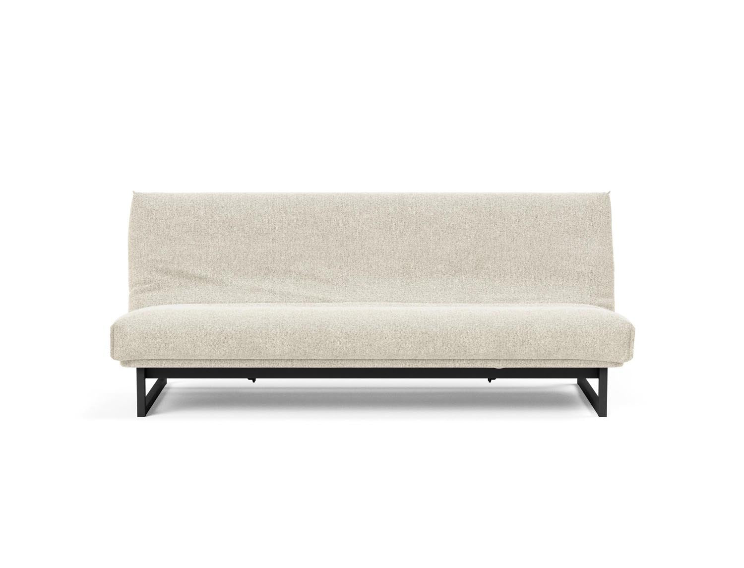 Fraction 120 Bettsofa Nordic Cover: Stilvolles Schlafsofa mit hochwertigem Soft Spring Bezug. Ideal für entspannte Nächte und modernes Wohnen.