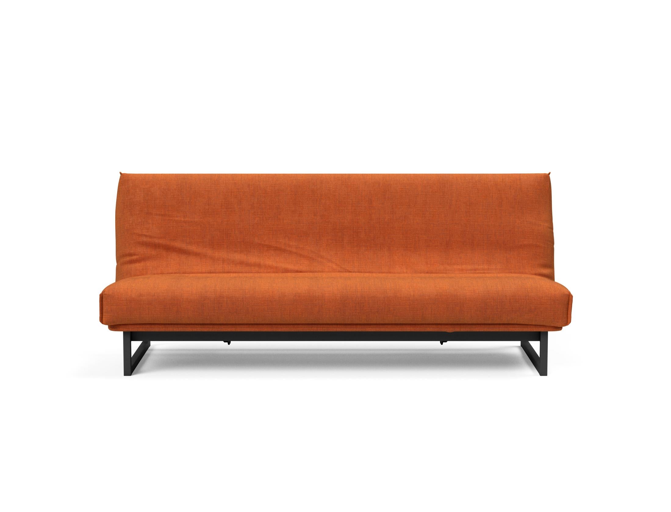 Fraction 120 Bettsofa von Innovation Living: Elegantes Design, weicher Komfort, abnehmbarer Bezug, ideal für tägliches Schlafen.