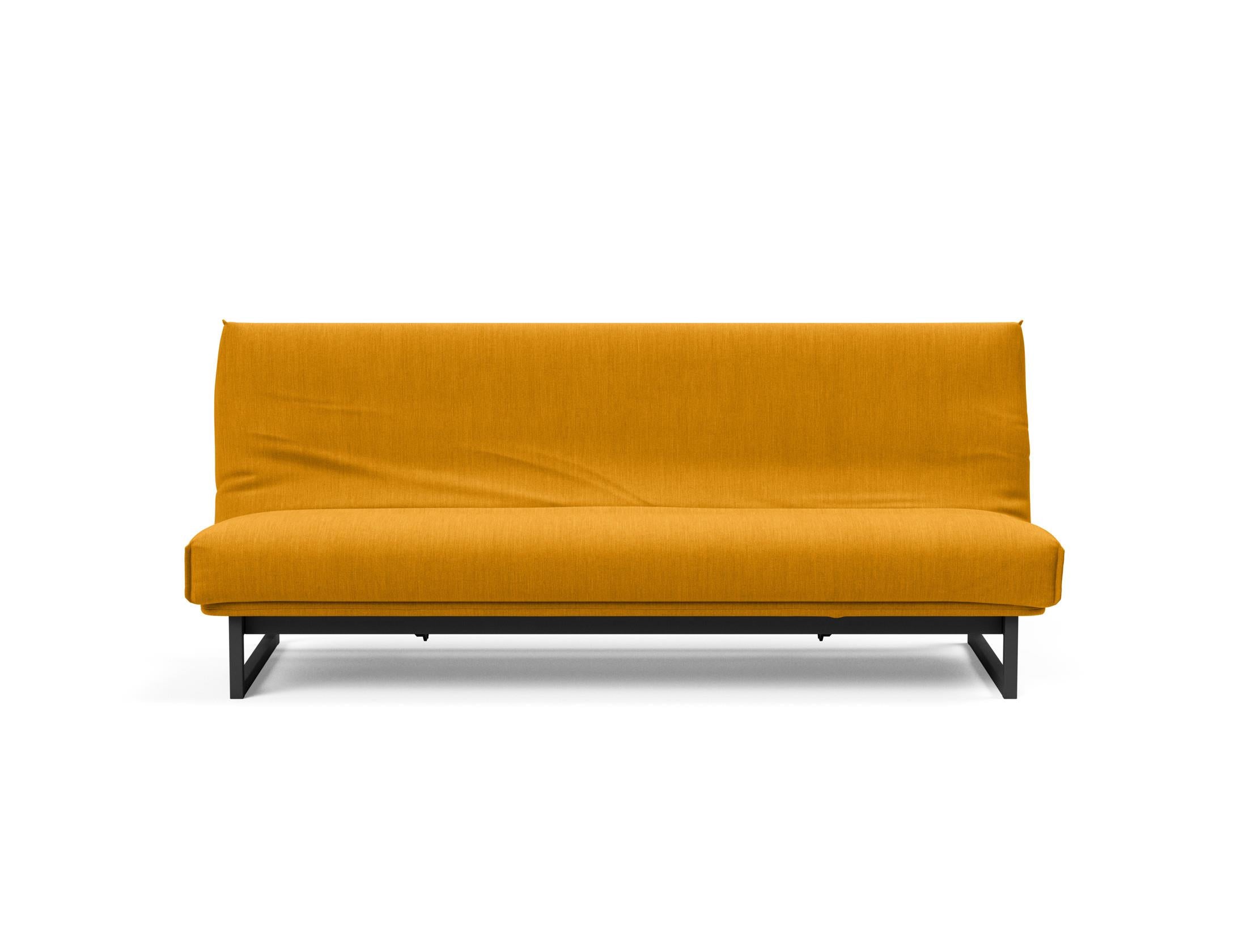 Fraction 120 Bettsofa Nordic Cover: Elegantes Schlafsofa mit weichem Soft Spring Bezug. Perfekt für gemütliche Nächte und modernes Design.