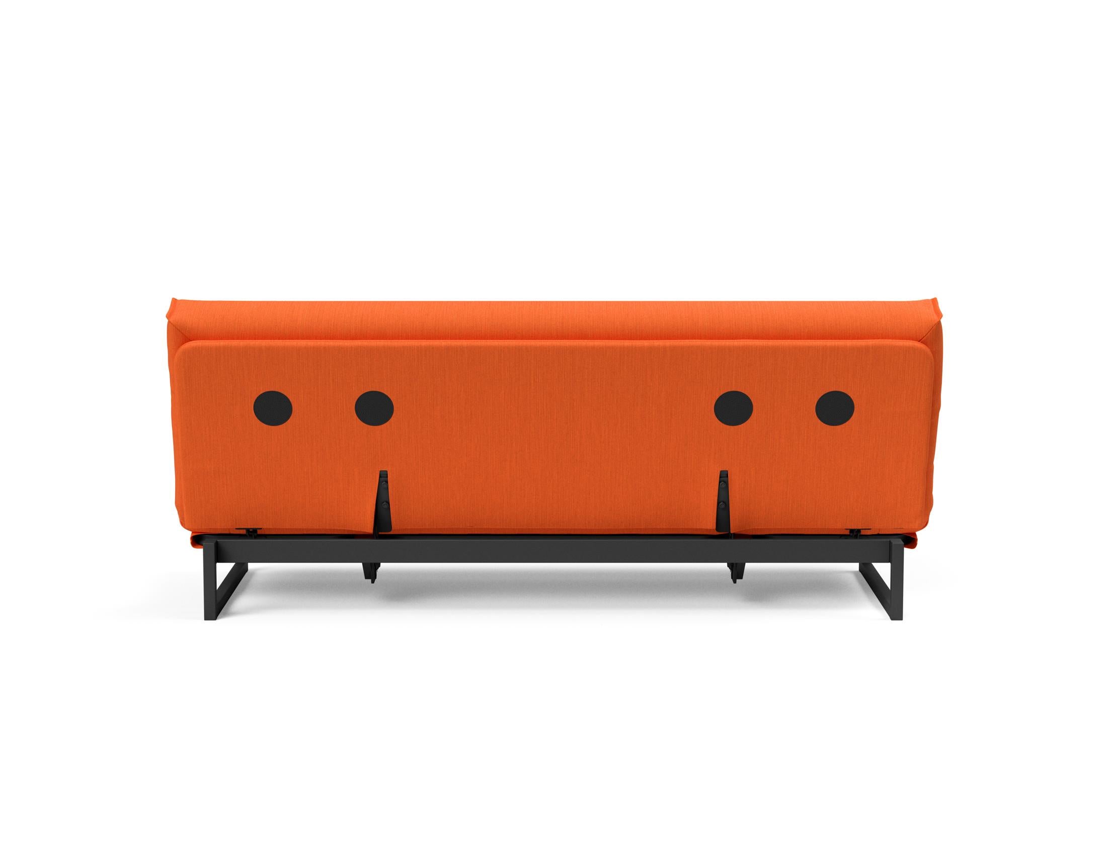 Fraction 120 Bettsofa: Elegantes Schlafsofa mit anpassbarem Design, abnehmbarem Nordic-Bezug und Soft Spring Matratze für höchsten Komfort.