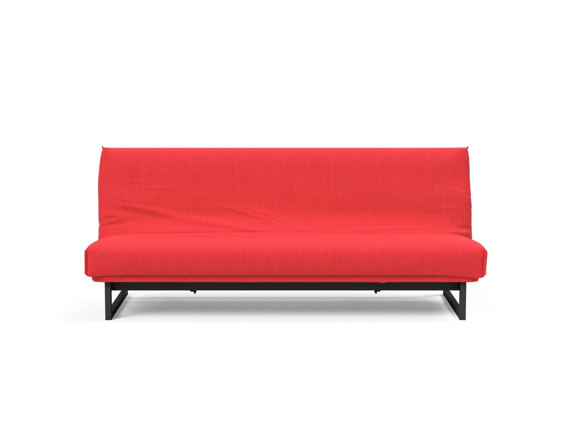 Fraction 120 Bettsofa Nordic Cover: Elegantes Schlafsofa mit weichem Soft Spring Bezug. Perfekt für gemütliche Nächte und modernes Design.