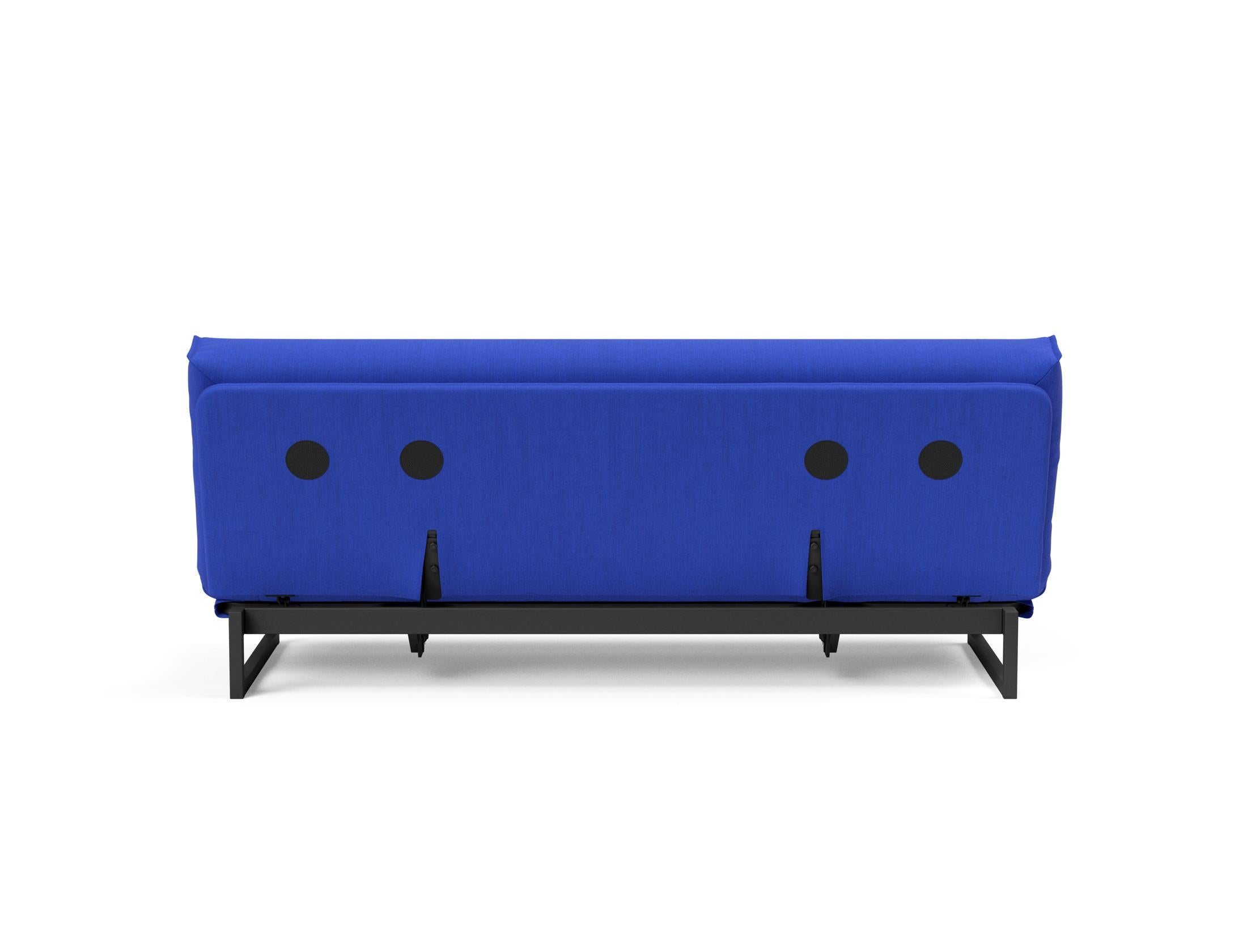 Fraction 120 Bettsofa Nordic Cover: Stilvolles Schlafsofa mit hochwertigem Soft Spring Bezug. Ideal für entspannte Nächte und modernes Wohnen.