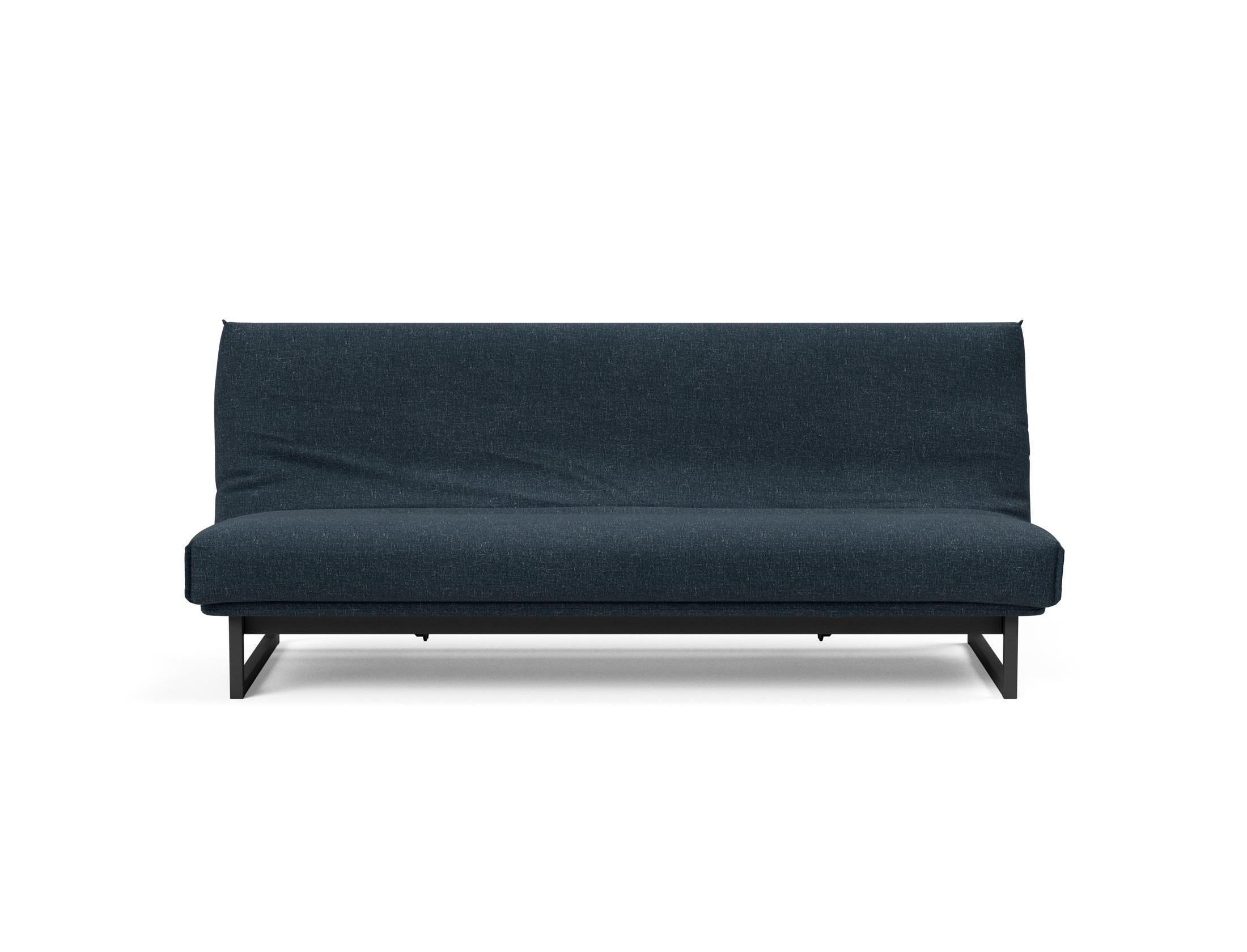 Fraction 120 Bettsofa Nordic Cover: Elegantes Schlafsofa mit weichem Soft Spring Bezug. Perfekt für gemütliche Nächte und modernes Design.