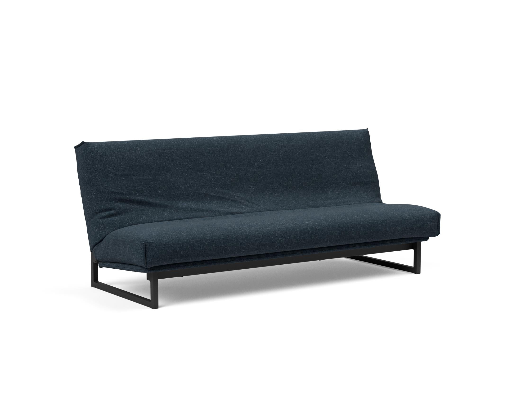 Fraction 120 Bettsofa Nordic Cover: Stilvolles Schlafsofa mit hochwertigem Soft Spring Bezug. Ideal für entspannte Nächte und modernes Wohnen.