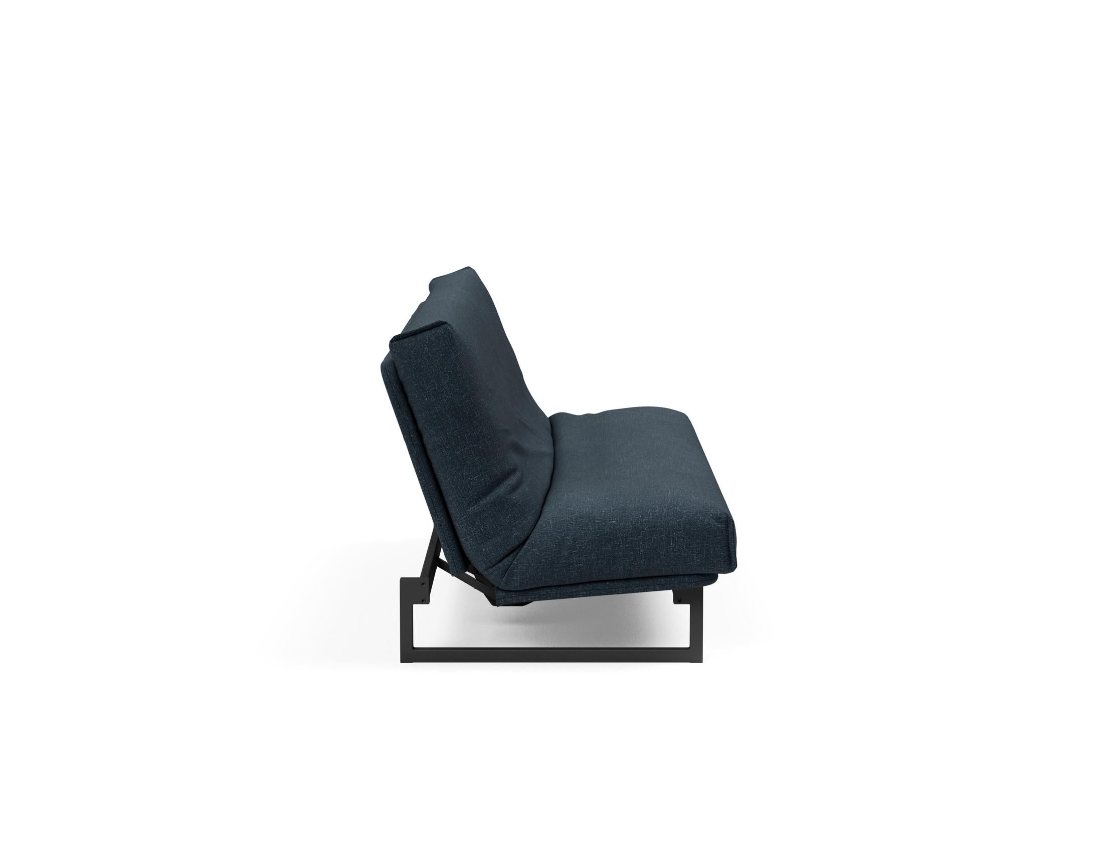 Fraction 120 Bettsofa Nordic Cover: Elegantes Schlafsofa mit weichem Soft Spring Bezug. Perfekt für gemütliche Nächte und modernes Design.