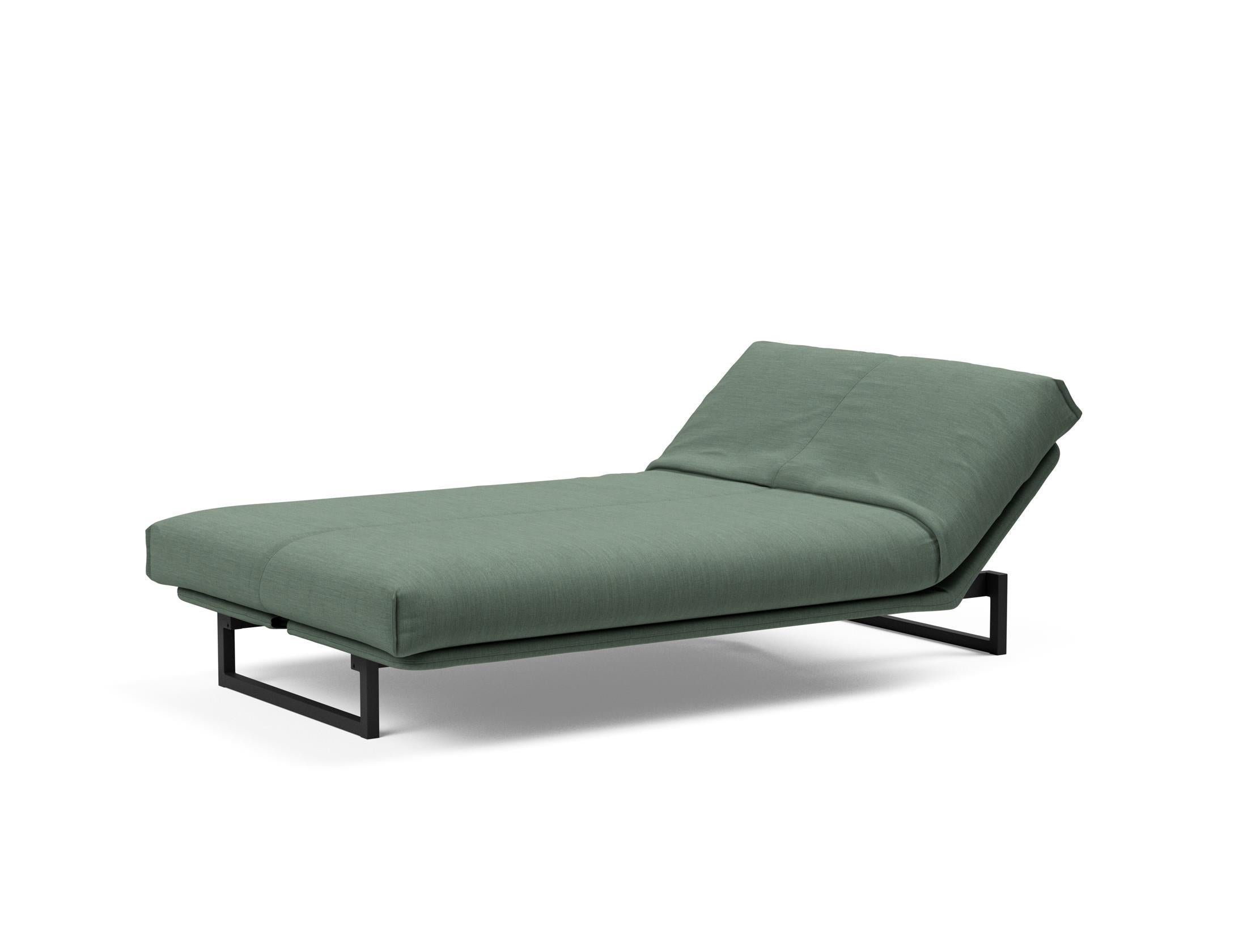 Fraction 120 Bettsofa Nordic Cover: Stilvolles Schlafsofa mit hochwertigem Soft Spring Bezug. Ideal für entspannte Nächte und modernes Wohnen.