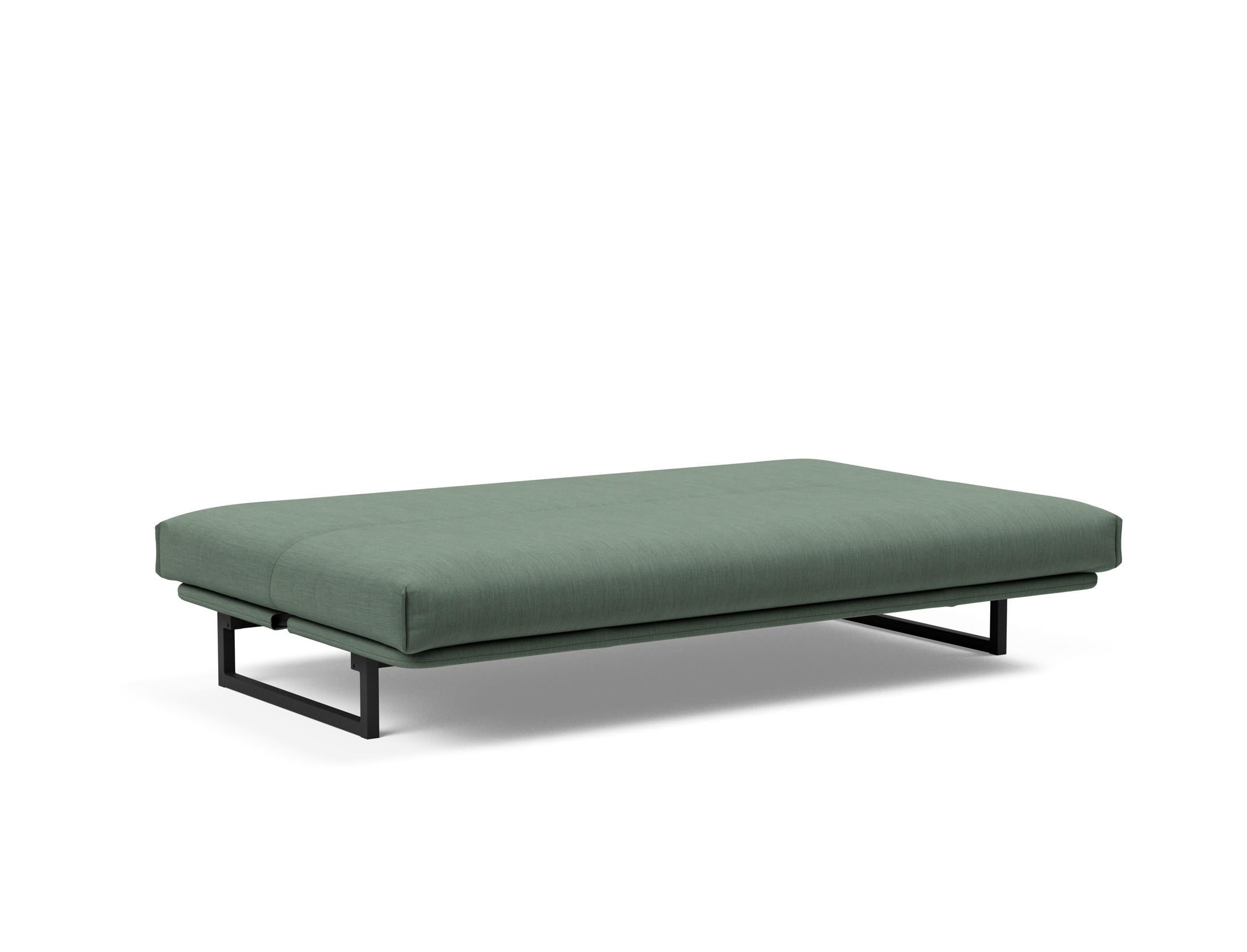 Fraction 120 Bettsofa Nordic Cover: Elegantes Schlafsofa mit weichem Soft Spring Bezug. Perfekt für gemütliche Nächte und modernes Design.
