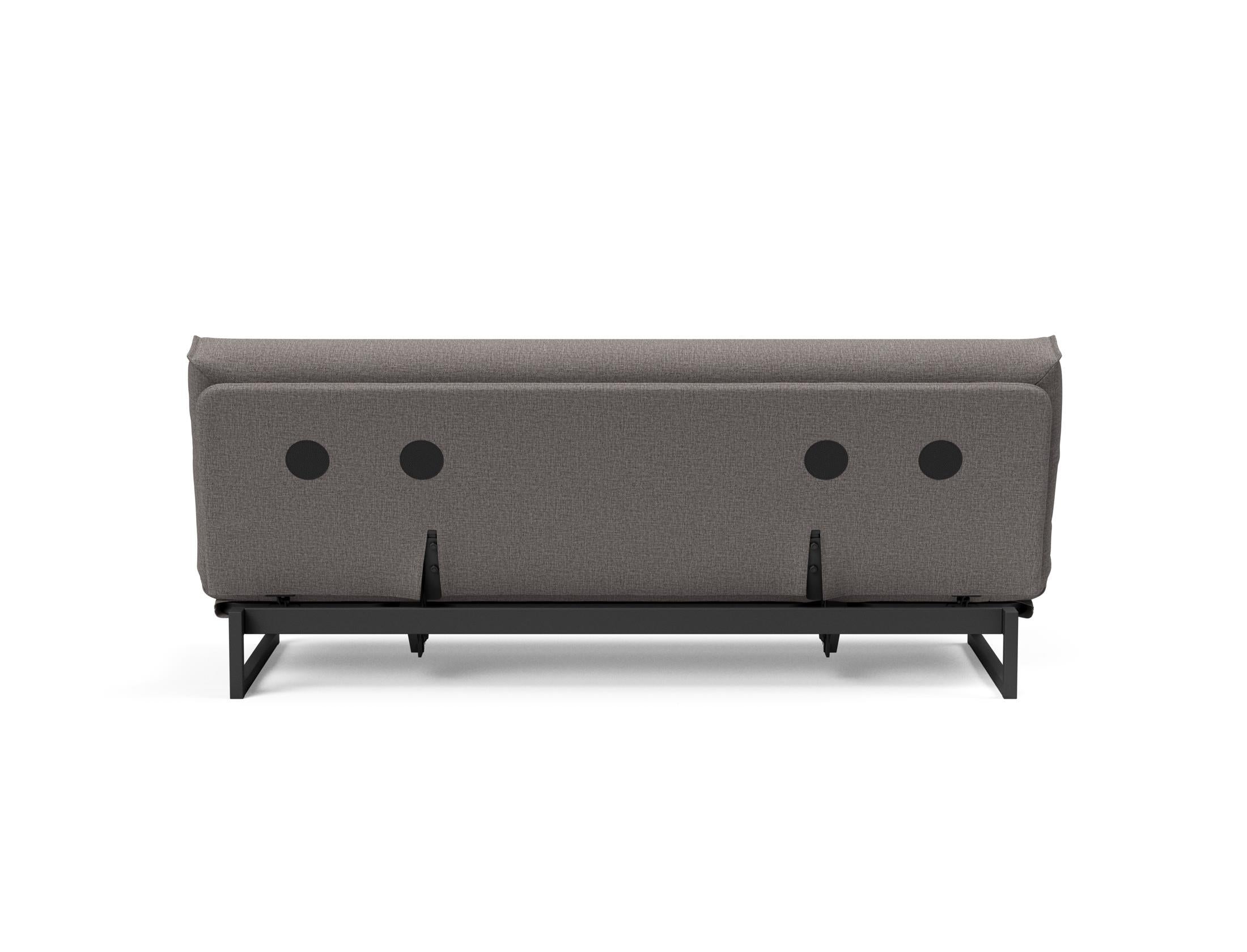 Fraction 120 Bettsofa Nordic Cover: Stilvolles Schlafsofa mit hochwertigem Soft Spring Bezug. Ideal für entspannte Nächte und modernes Wohnen.