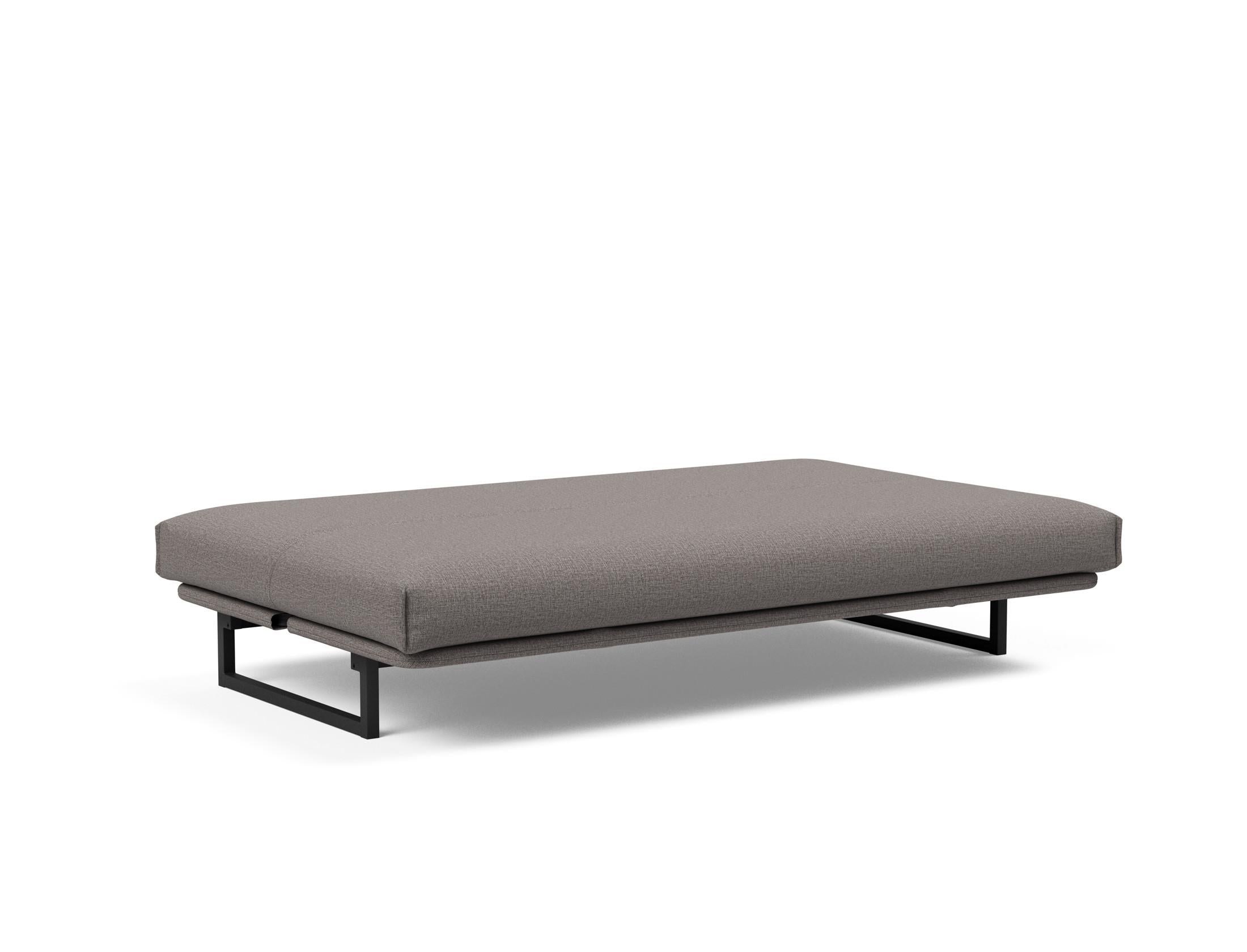 Fraction 120 Bettsofa Nordic Cover: Stilvolles Schlafsofa mit hochwertigem Soft Spring Bezug. Ideal für entspannte Nächte und modernes Wohnen.