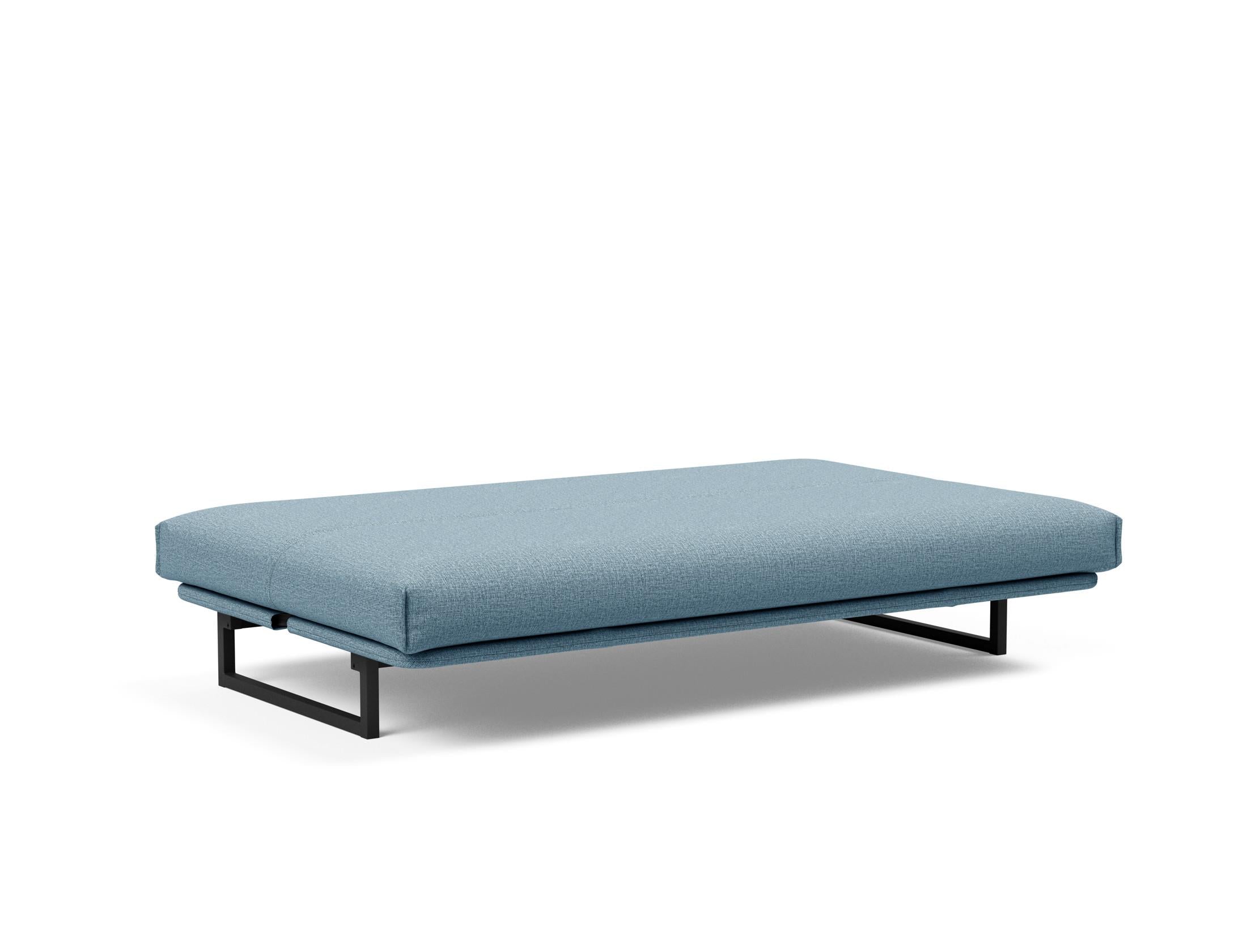 Fraction 120 Bettsofa Nordic Cover: Elegantes Schlafsofa mit weichem Soft Spring Bezug. Perfekt für gemütliche Nächte und modernes Design.