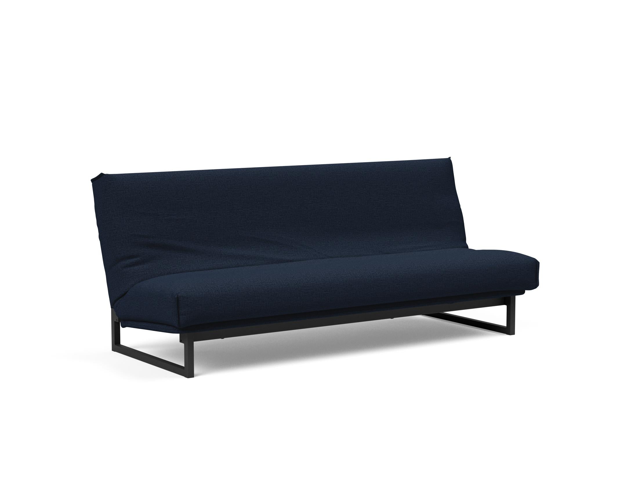 Fraction 120 Bettsofa Nordic Cover: Elegantes Schlafsofa mit weichem Soft Spring Bezug. Perfekt für gemütliche Nächte und modernes Design.