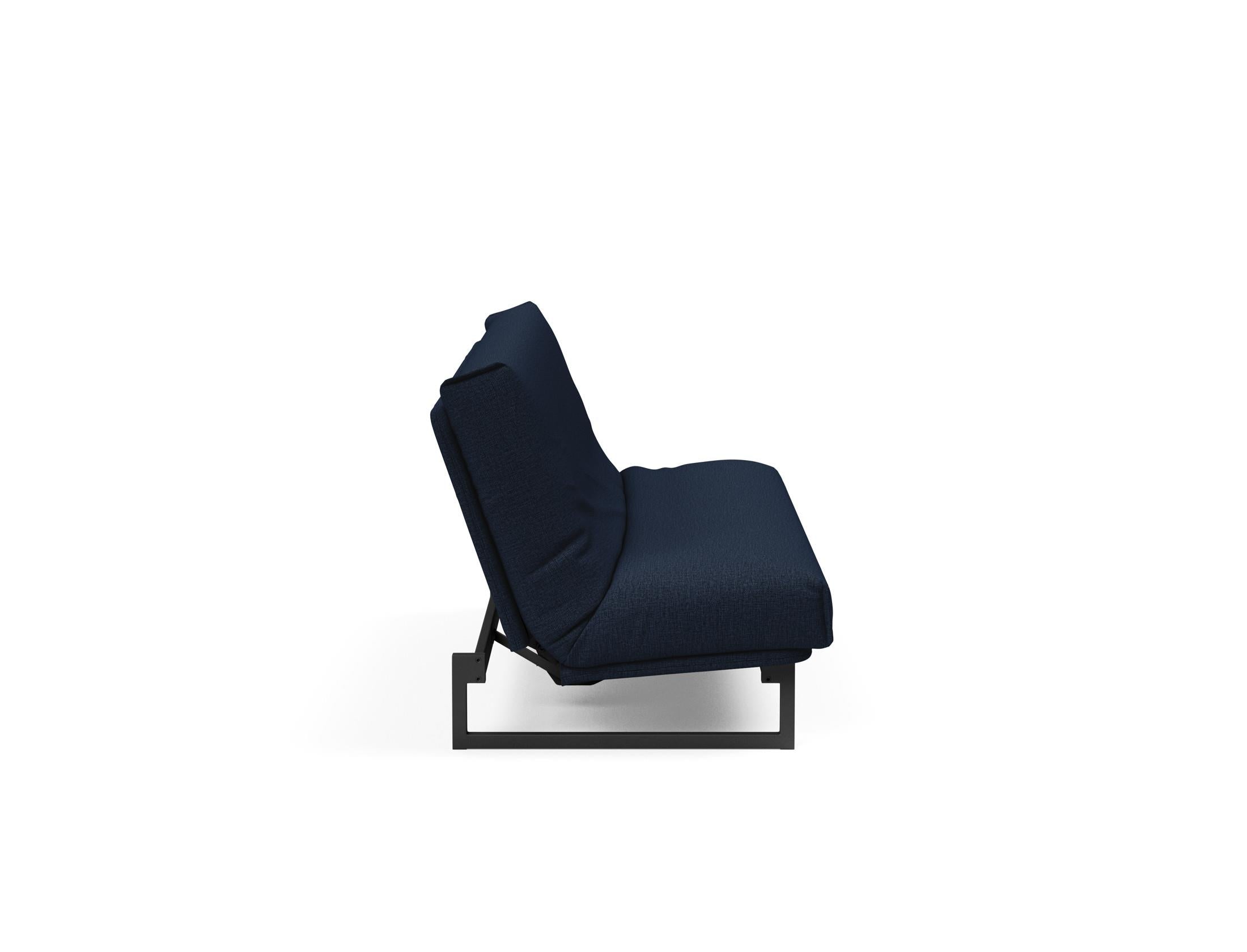 Fraction 120 Bettsofa Nordic Cover: Stilvolles Schlafsofa mit hochwertigem Soft Spring Bezug. Ideal für entspannte Nächte und modernes Wohnen.