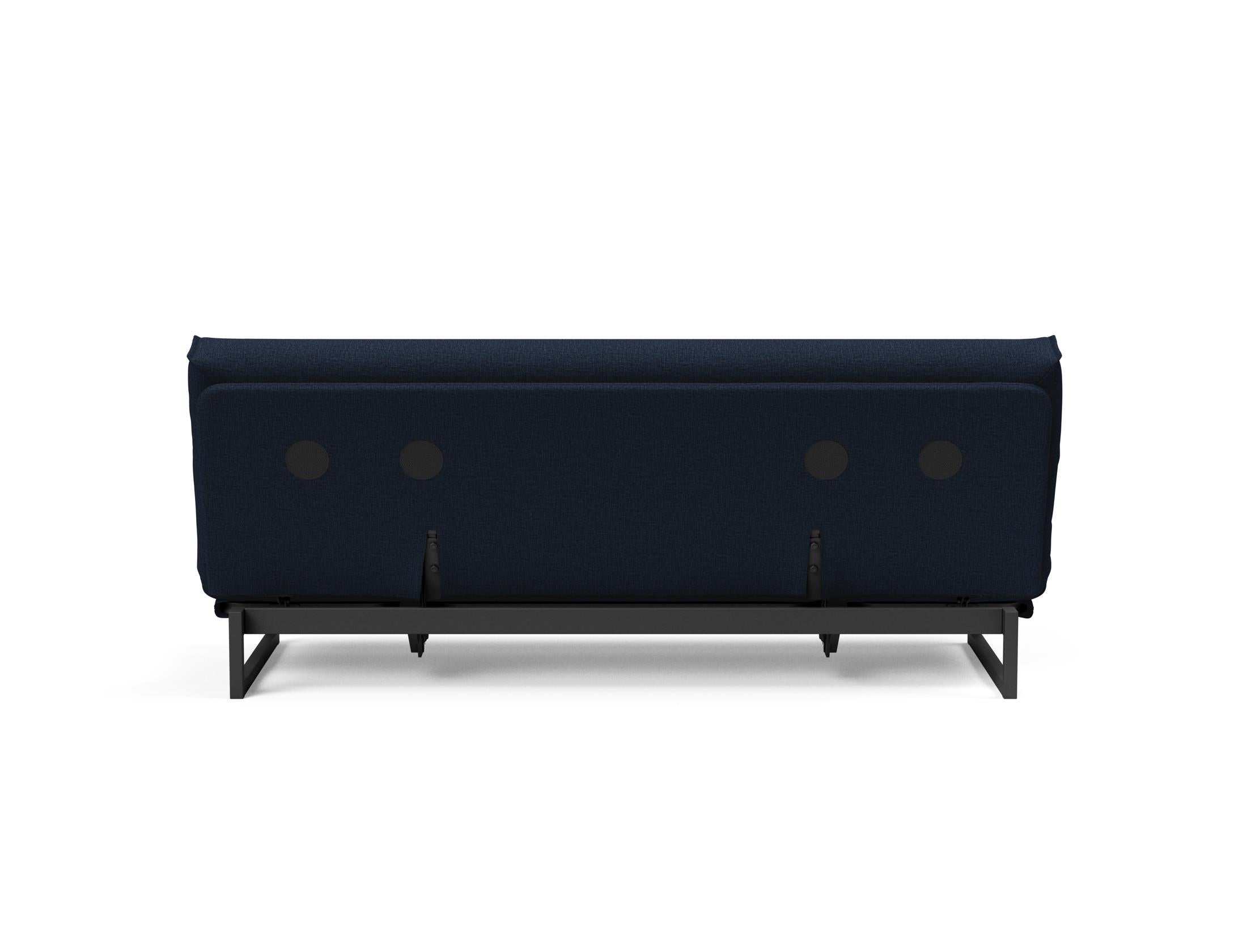 Fraction 120 Bettsofa Nordic Cover: Elegantes Schlafsofa mit weichem Soft Spring Bezug. Perfekt für gemütliche Nächte und modernes Design.
