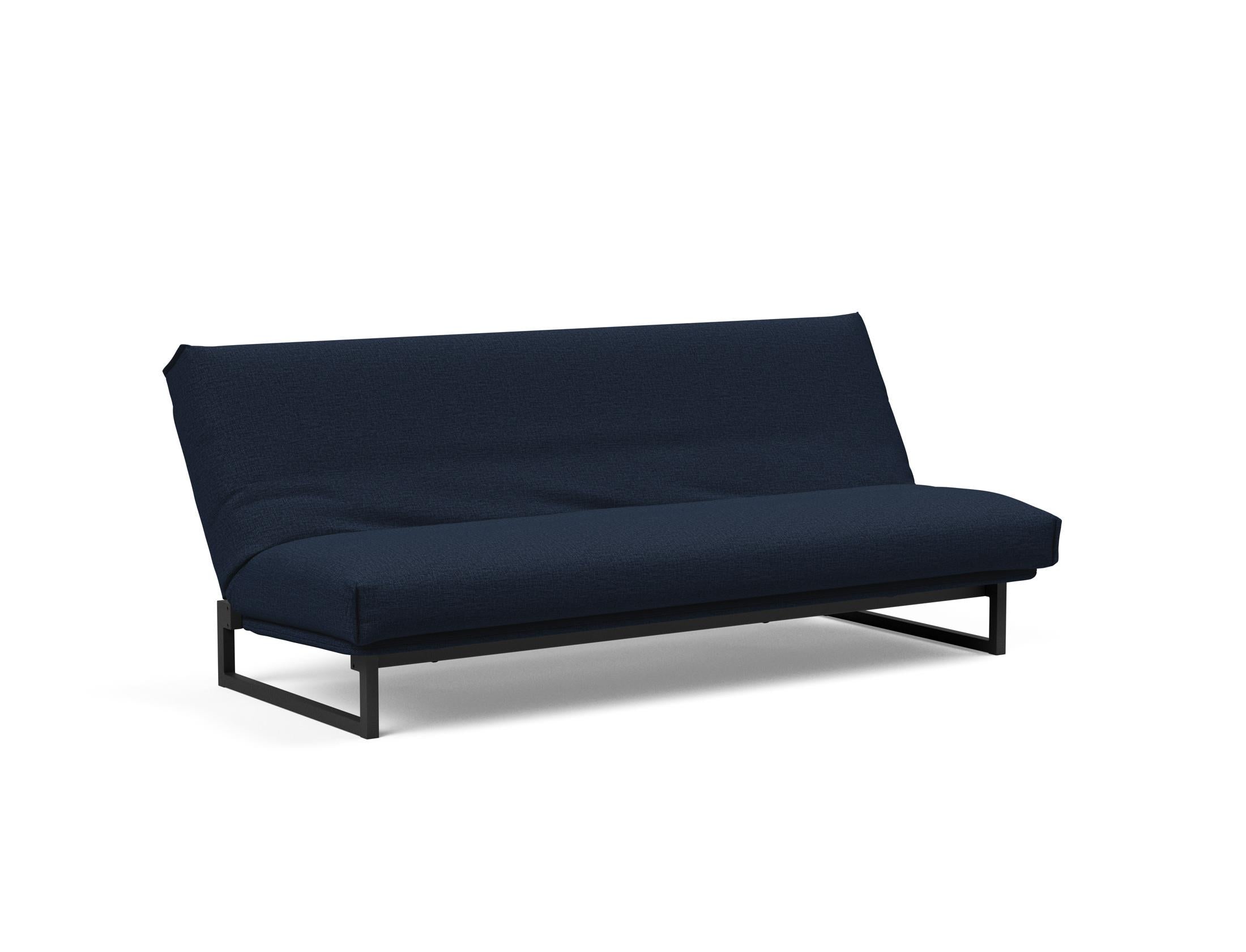 Fraction 120 Bettsofa Nordic Cover: Elegantes Schlafsofa mit weichem Soft Spring Bezug. Perfekt für gemütliche Nächte und modernes Design.