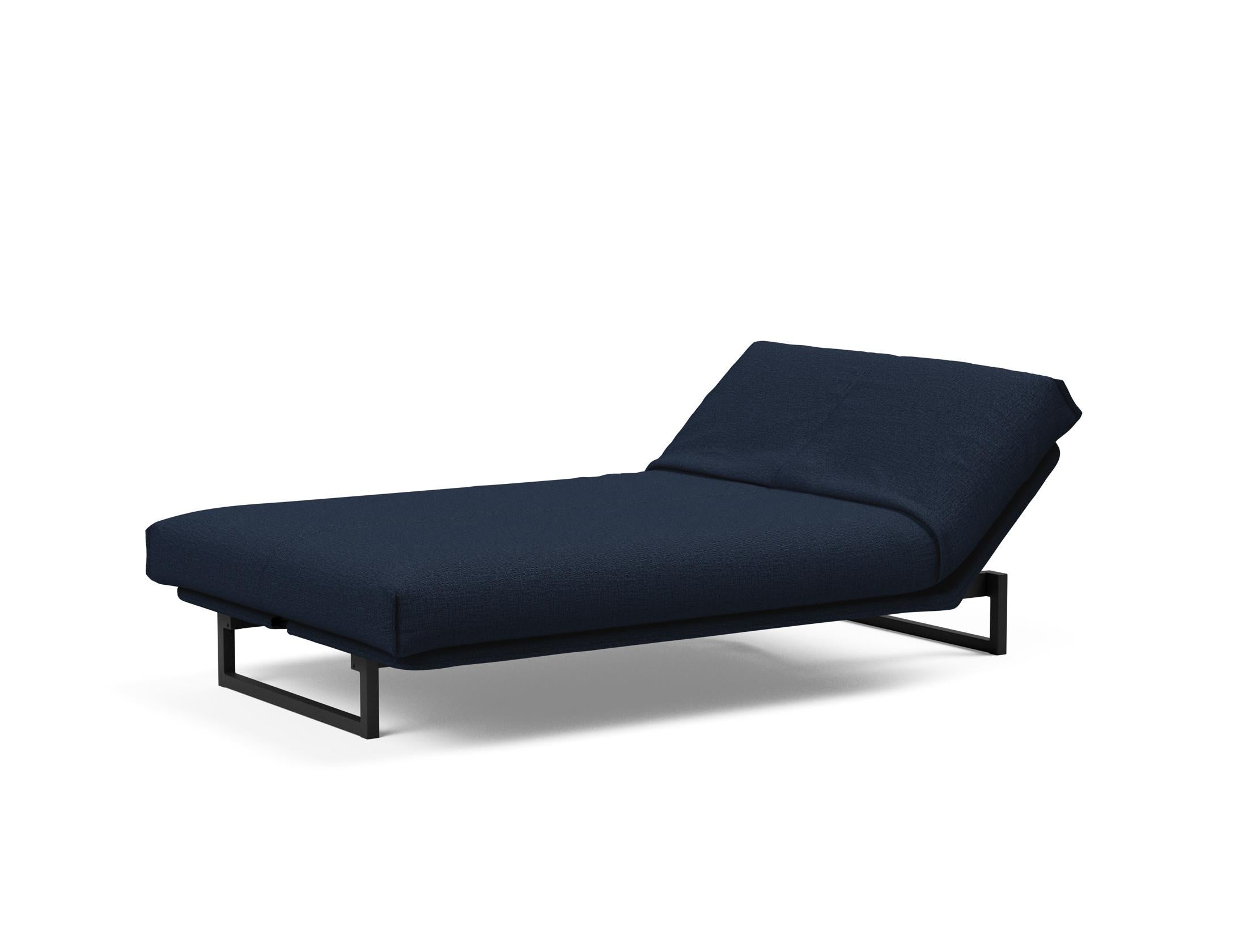 Fraction 120 Bettsofa Nordic Cover: Stilvolles Schlafsofa mit hochwertigem Soft Spring Bezug. Ideal für entspannte Nächte und modernes Wohnen.