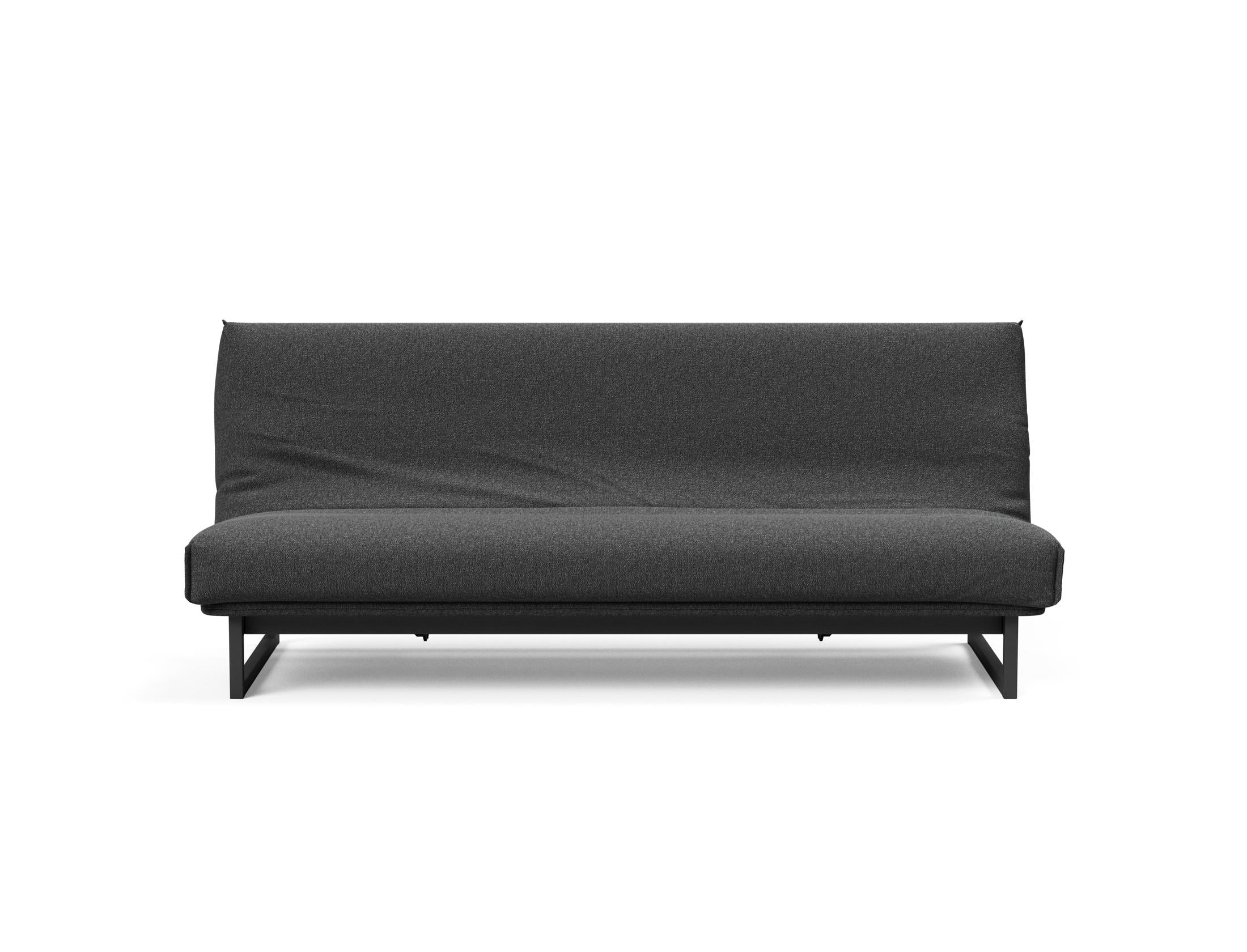 Fraction 120 Bettsofa Nordic Cover: Elegantes Schlafsofa mit weichem Soft Spring Bezug. Perfekt für gemütliche Nächte und modernes Design.