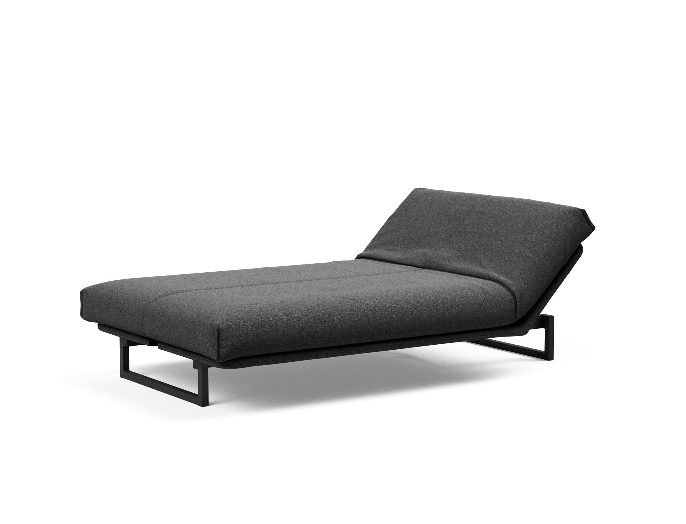 Fraction 120 Bettsofa Nordic Cover: Elegantes Schlafsofa mit weichem Soft Spring Bezug. Perfekt für gemütliche Nächte und modernes Design.