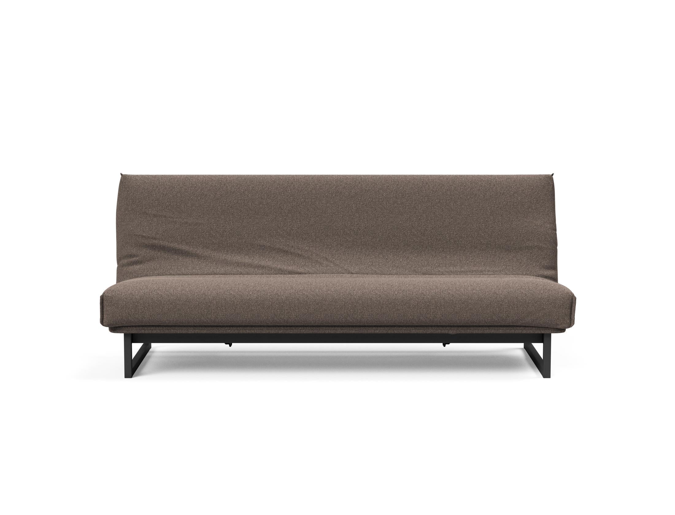 Fraction 120 Bettsofa Nordic Cover: Elegantes Schlafsofa mit weichem Soft Spring Bezug. Perfekt für gemütliche Nächte und modernes Design.
