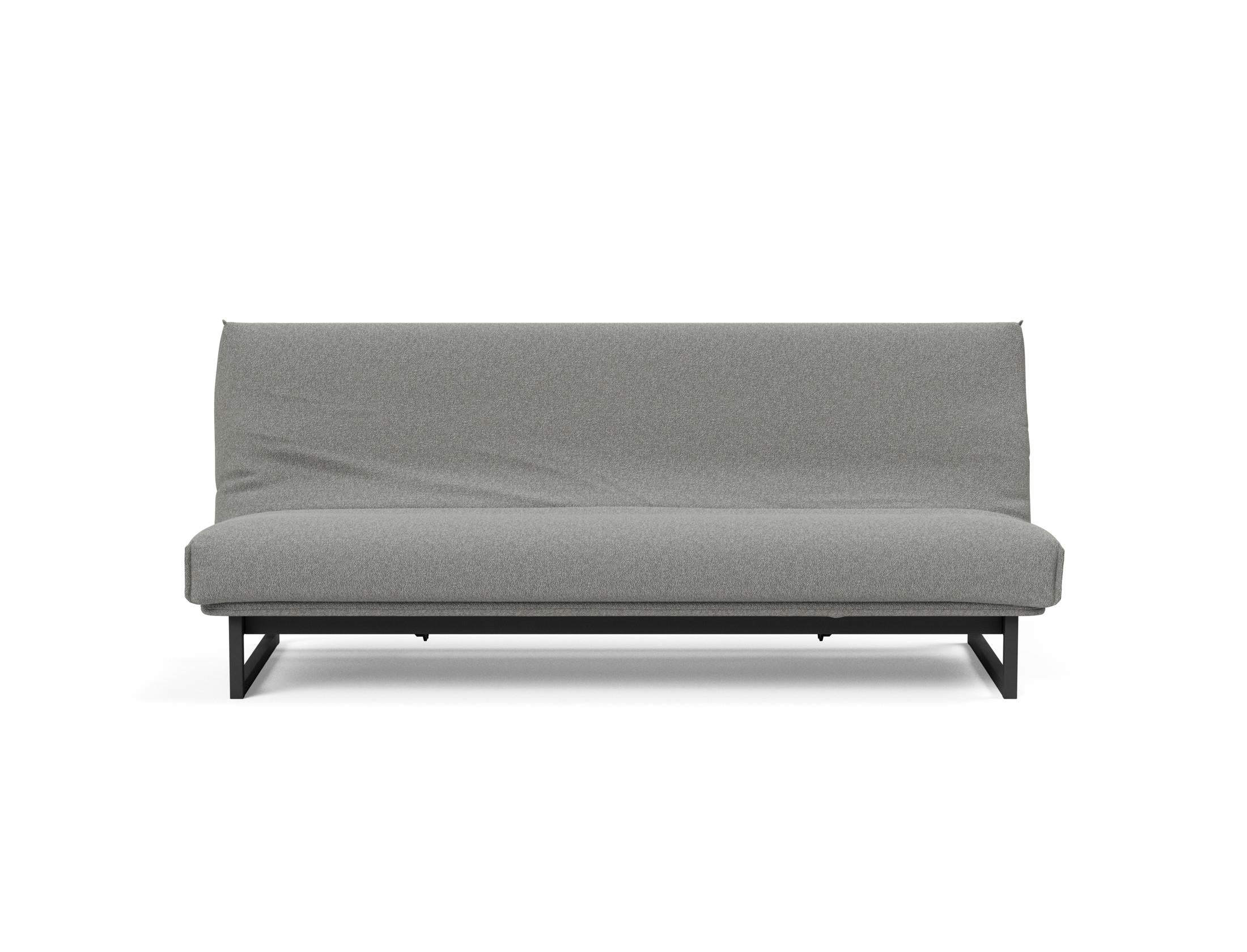 Fraction 120 Bettsofa Nordic Cover: Elegantes Schlafsofa mit weichem Soft Spring Bezug. Perfekt für gemütliche Nächte und modernes Design.