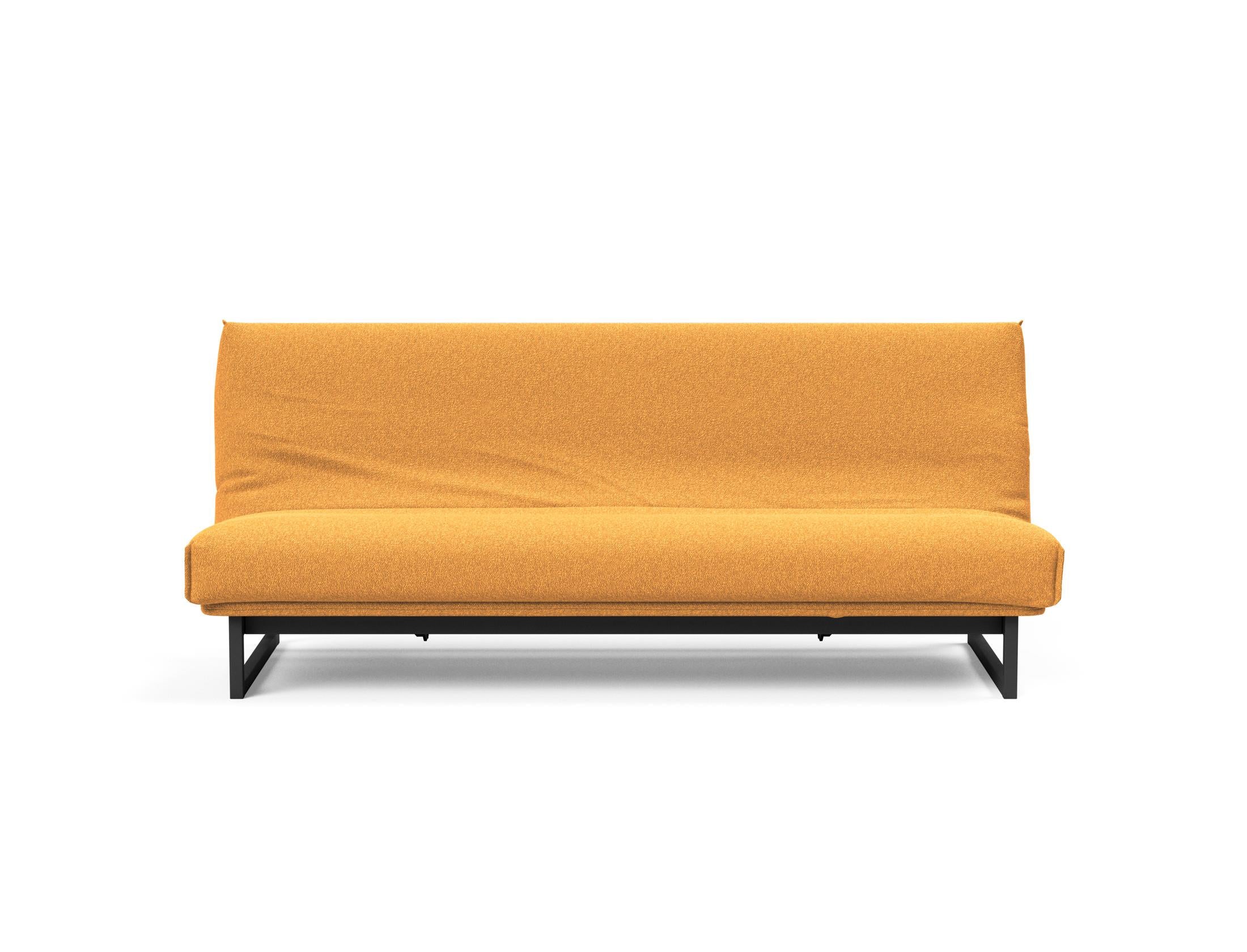Fraction 120 Bettsofa Nordic Cover: Elegantes Schlafsofa mit weichem Soft Spring Bezug. Perfekt für gemütliche Nächte und modernes Design.