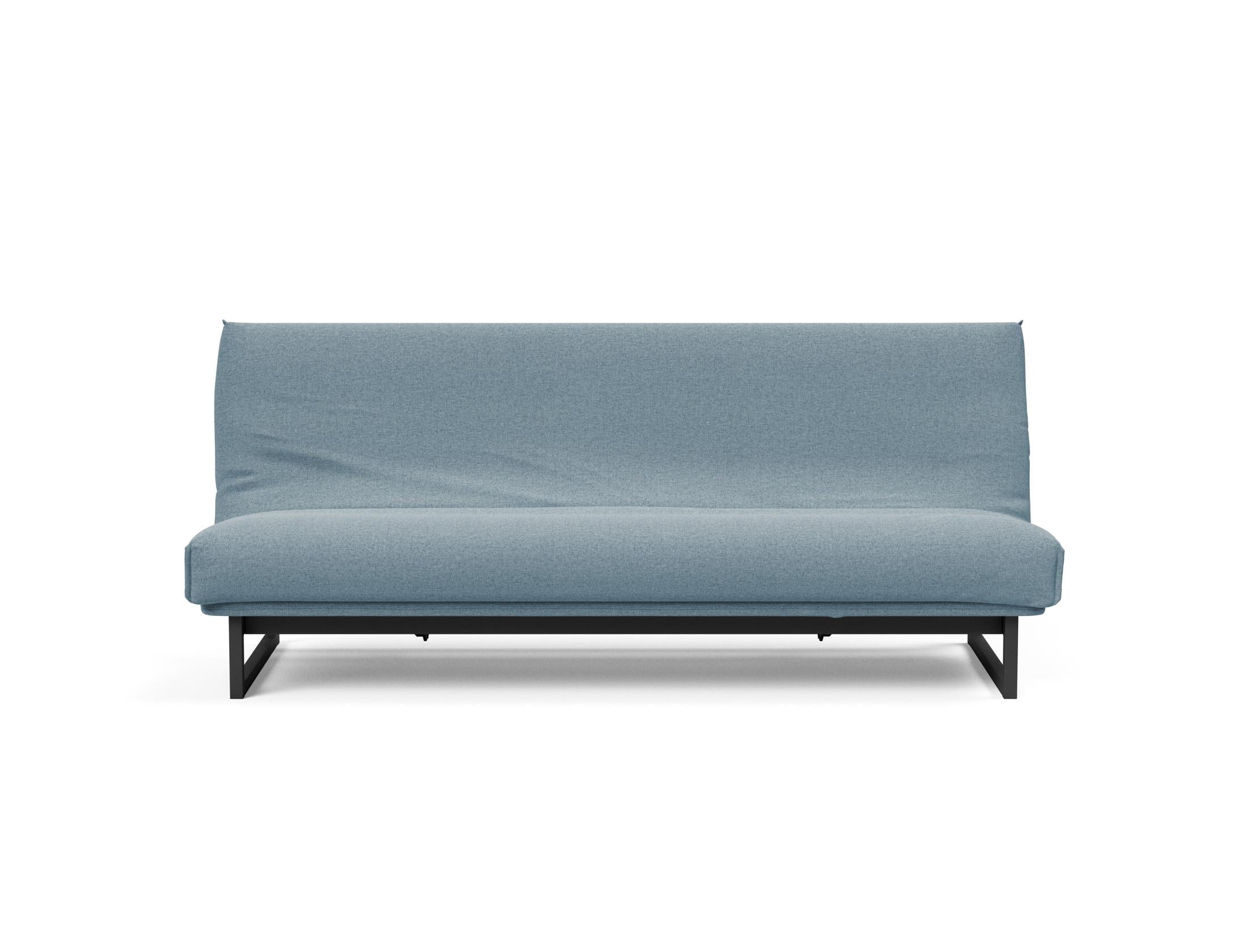 Fraction 120 Bettsofa Nordic Cover: Stilvolles Schlafsofa mit hochwertigem Soft Spring Bezug. Ideal für entspannte Nächte und modernes Wohnen.