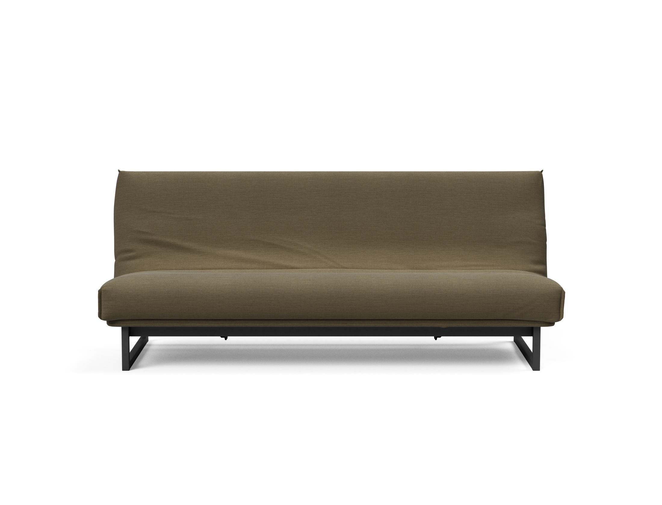Fraction 120 Bettsofa Nordic Cover: Stilvolles Schlafsofa mit hochwertigem Soft Spring Bezug. Ideal für entspannte Nächte und modernes Wohnen.