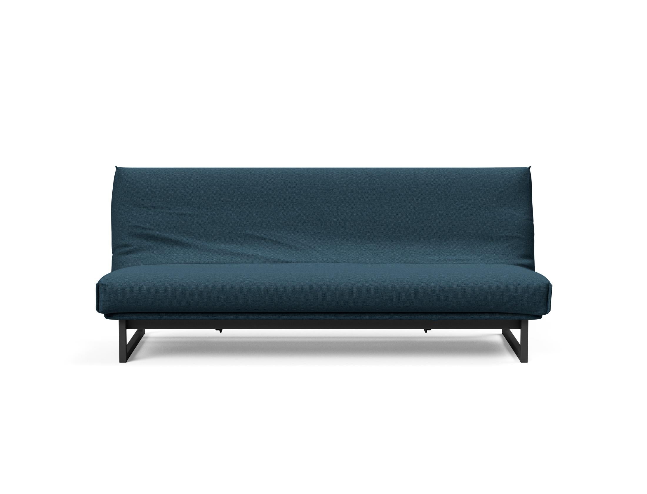 Fraction 120 Bettsofa Nordic Cover: Stilvolles Schlafsofa mit hochwertigem Soft Spring Bezug. Ideal für entspannte Nächte und modernes Wohnen.