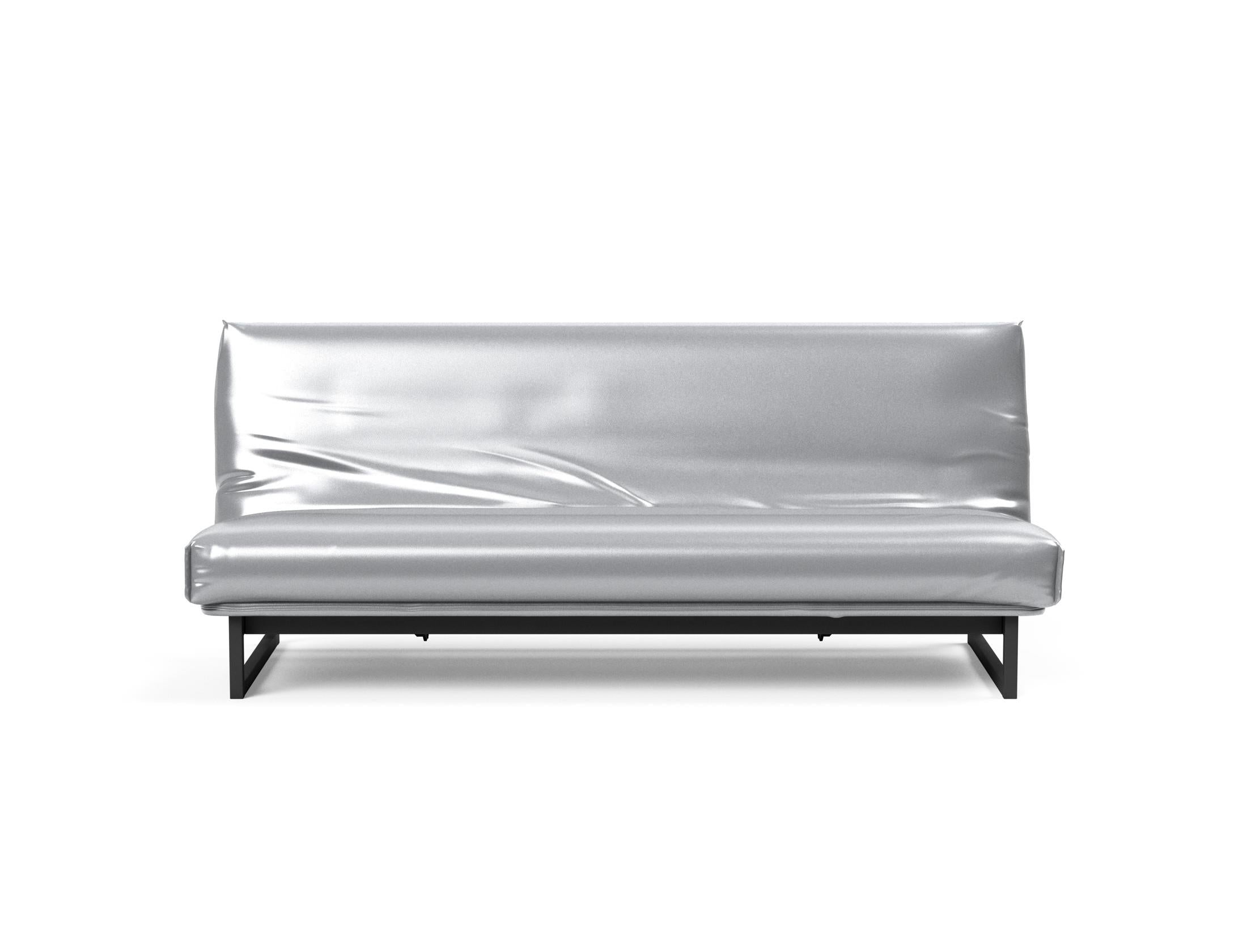 Fraction 120 Bettsofa Nordic Cover: Elegantes Schlafsofa mit weichem Soft Spring Bezug. Perfekt für gemütliche Nächte und modernes Design.
