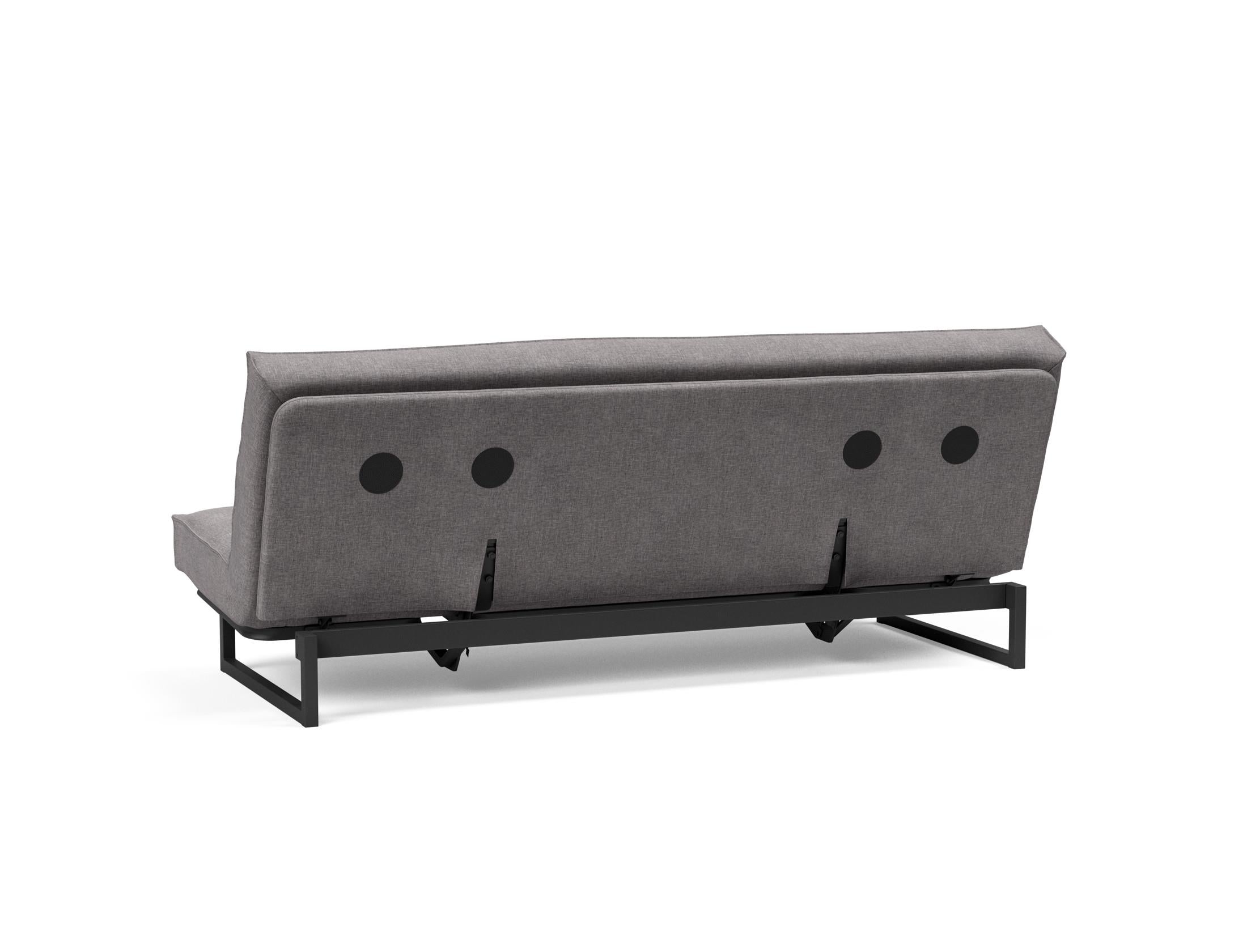 Erleben Sie das Fraction 120 Bettsofa Sharp Plus Cover Soft Spring von Innovation Living – modern, funktional und ideal für kleine Räume.