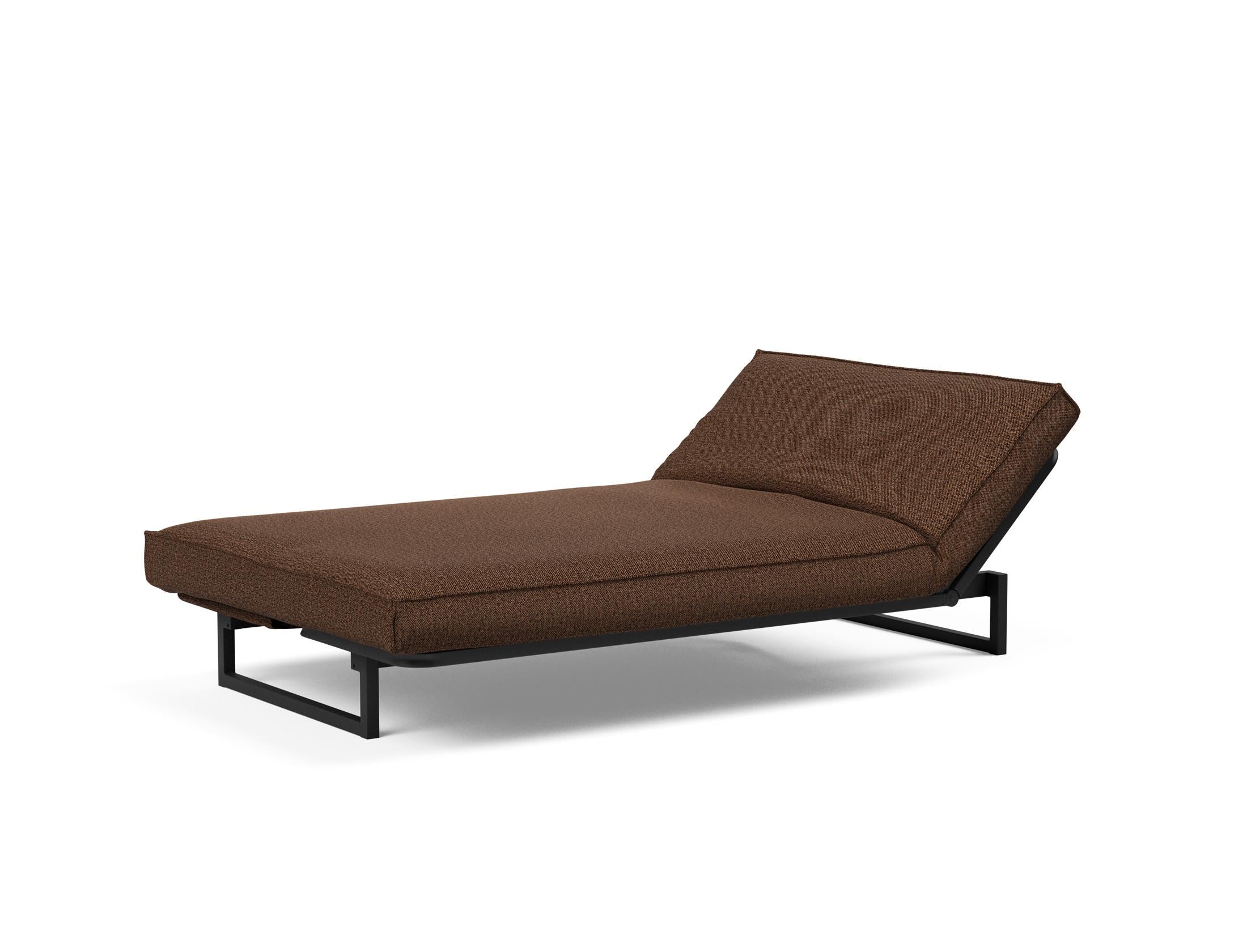 Erleben Sie das Fraction 120 Bettsofa Sharp Plus Cover Soft Spring von Innovation Living – modern, funktional und ideal für kleine Räume.