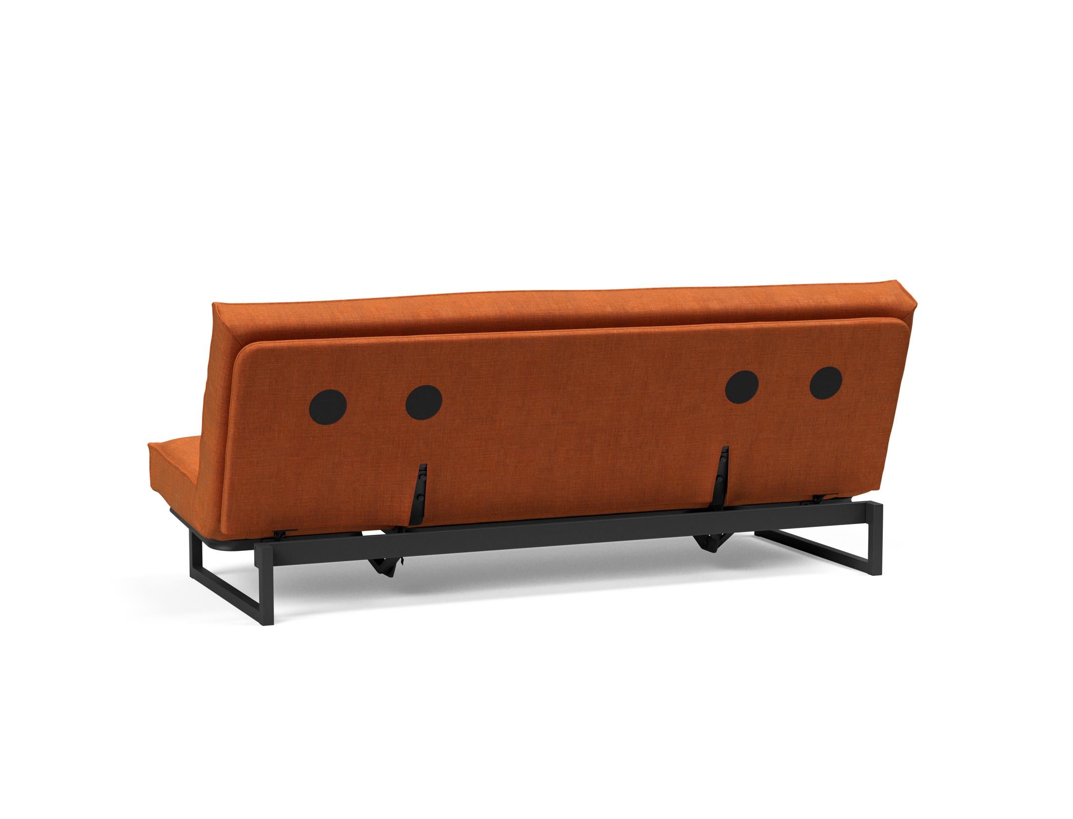 Erleben Sie das Fraction 120 Bettsofa Sharp Plus Cover Soft Spring von Innovation Living – modern, funktional und ideal für kleine Räume.