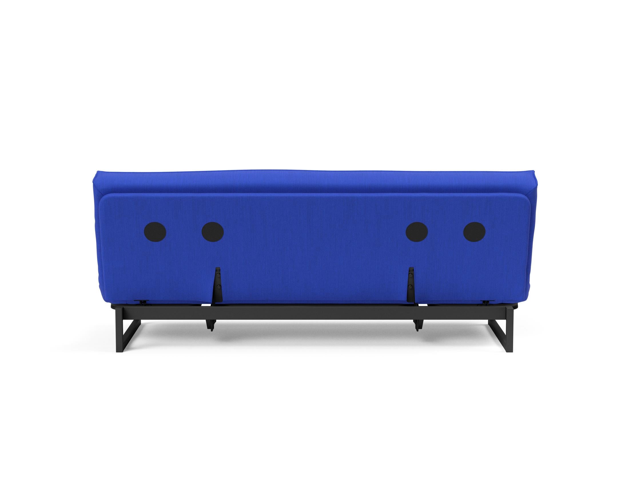 Entdecken Sie das Fraction 120 Bettsofa Sharp Plus Cover Soft Spring von Innovation Living – stilvoll, platzsparend und perfekt für Ihr Zuhause.