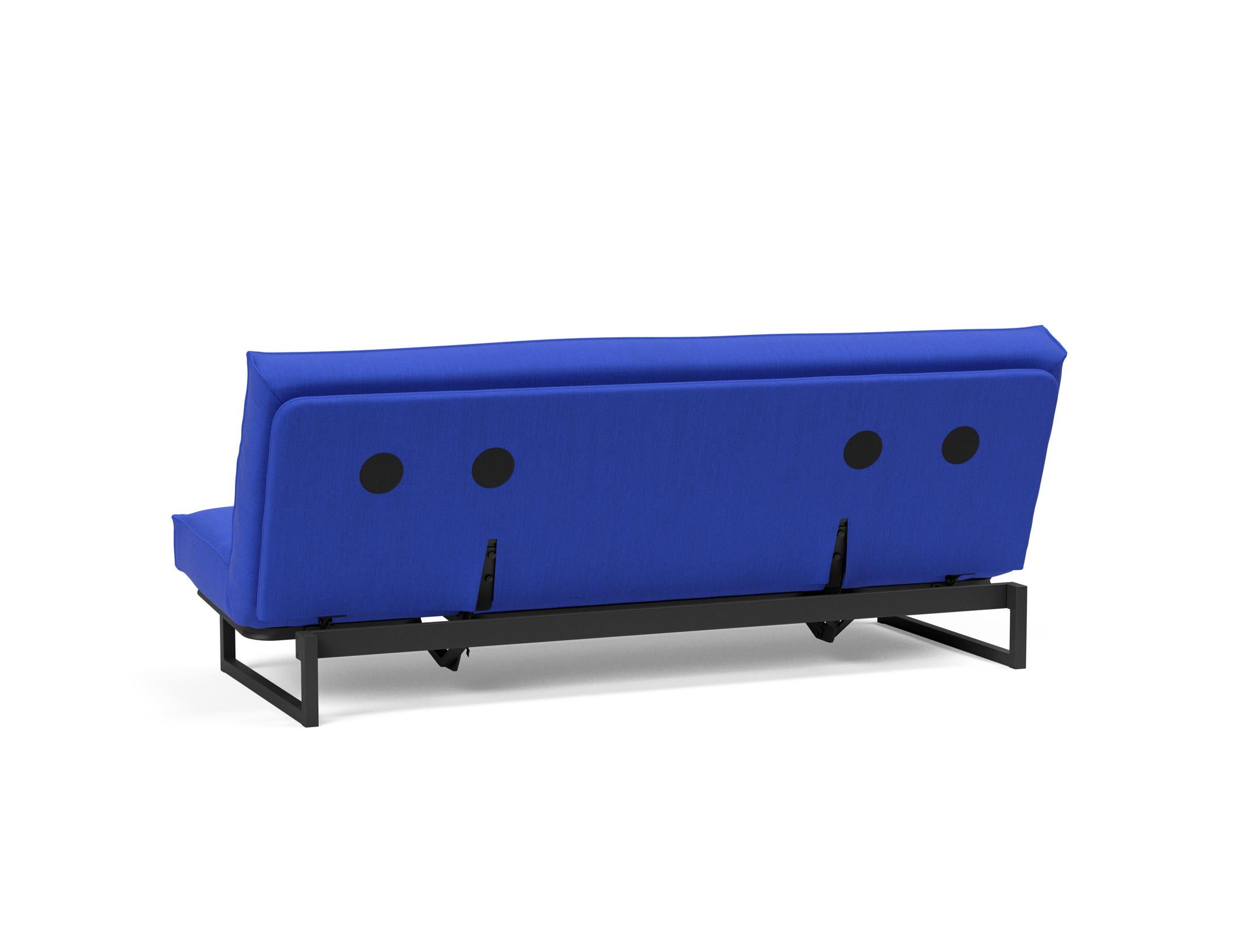 Erleben Sie das Fraction 120 Bettsofa Sharp Plus Cover Soft Spring von Innovation Living – modern, funktional und ideal für kleine Räume.