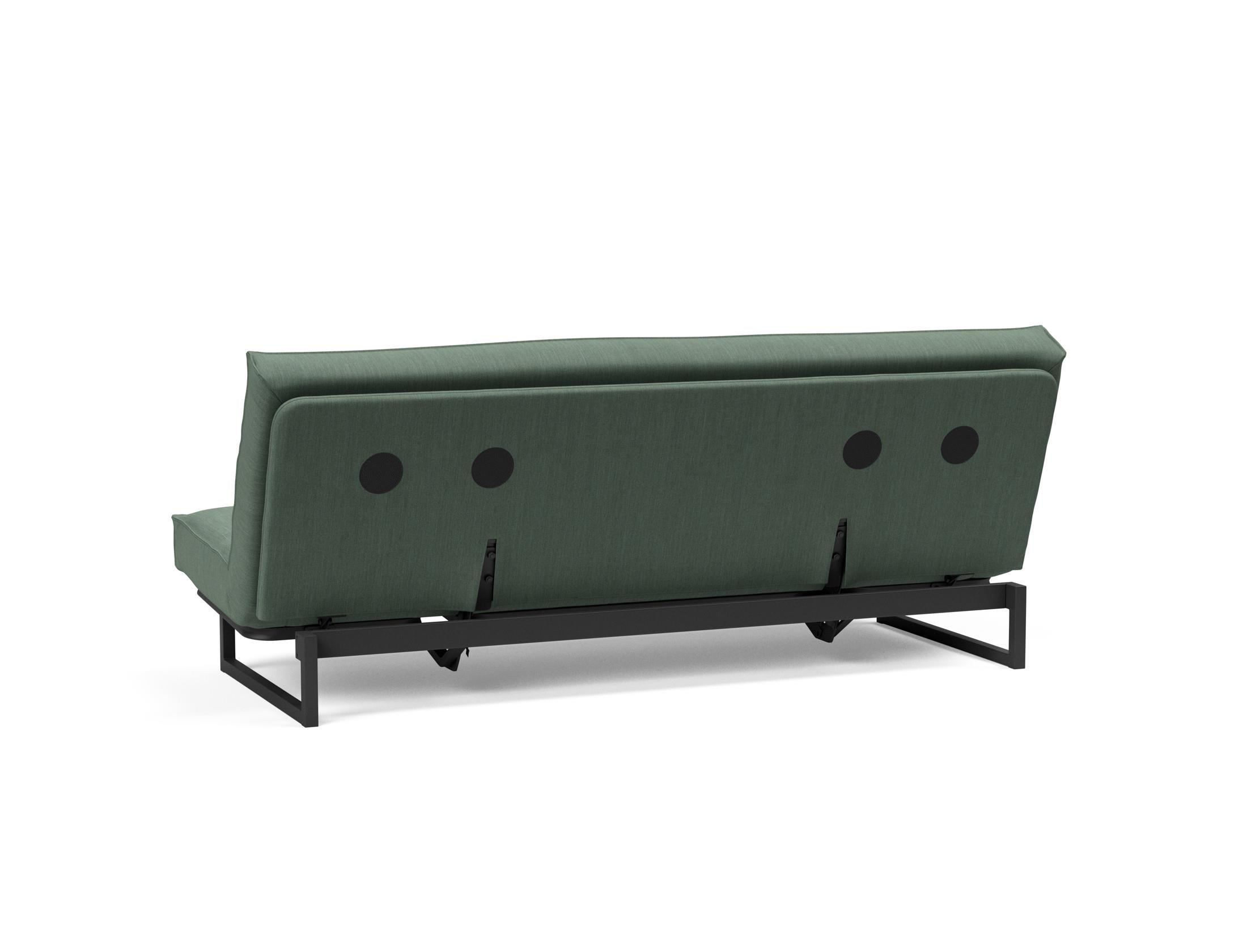Erleben Sie das Fraction 120 Bettsofa Sharp Plus Cover Soft Spring von Innovation Living – modern, funktional und ideal für kleine Räume.