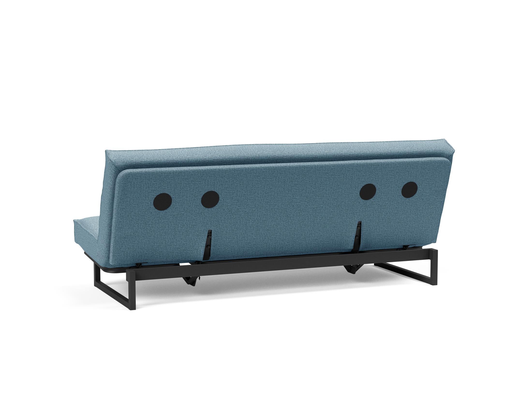 Erleben Sie das Fraction 120 Bettsofa Sharp Plus Cover Soft Spring von Innovation Living – modern, funktional und ideal für kleine Räume.