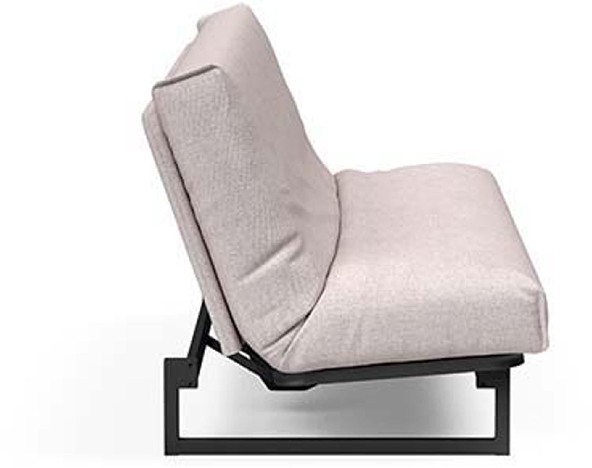 Fraction 120 Bettsofa Nordic Cover von Innovation Living: elegantes, platzsparendes Sofa, ideal für kleine Wohnungen und als komfortables Gästebett.