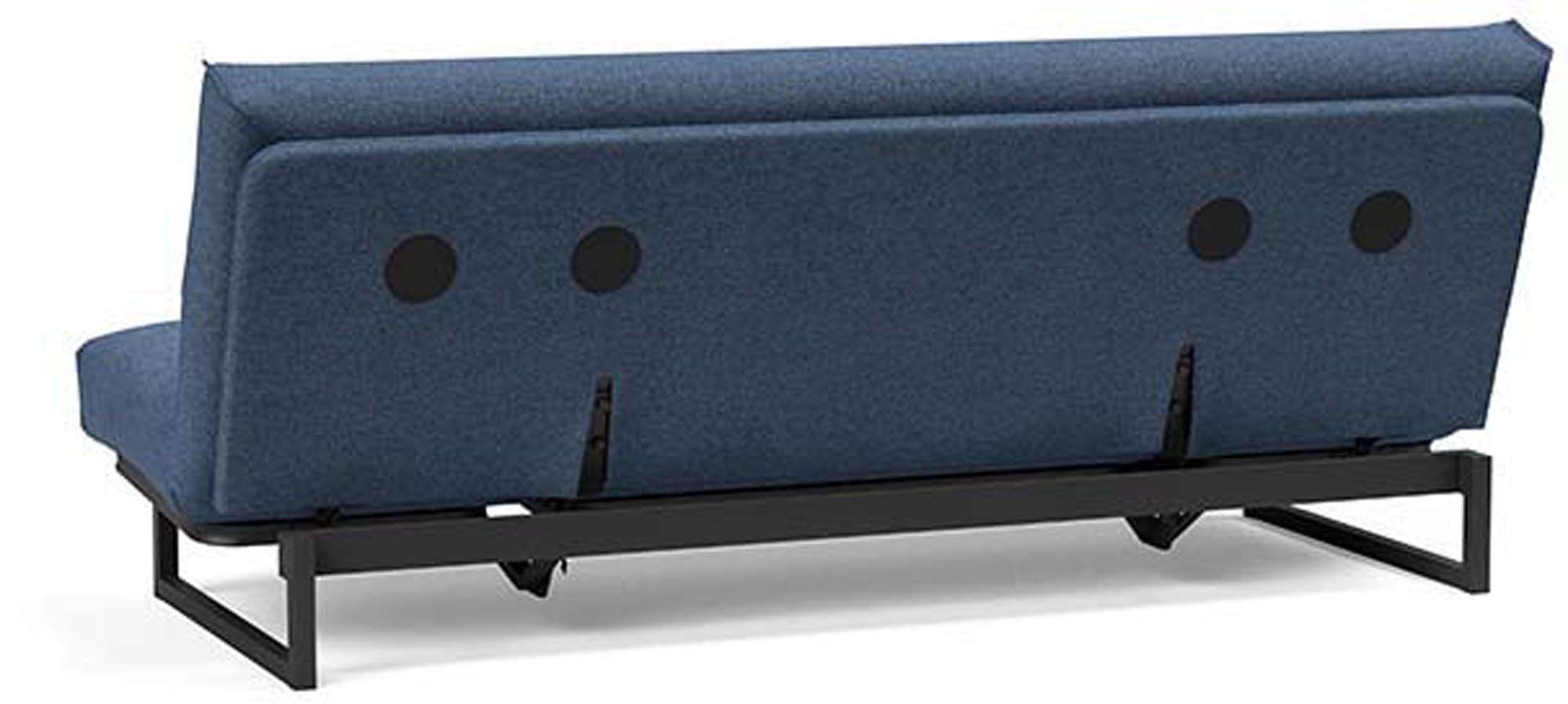 Fraction 120 Bettsofa Nordic Cover von Innovation Living: elegantes, platzsparendes Sofa, ideal für kleine Wohnungen und als komfortables Gästebett.