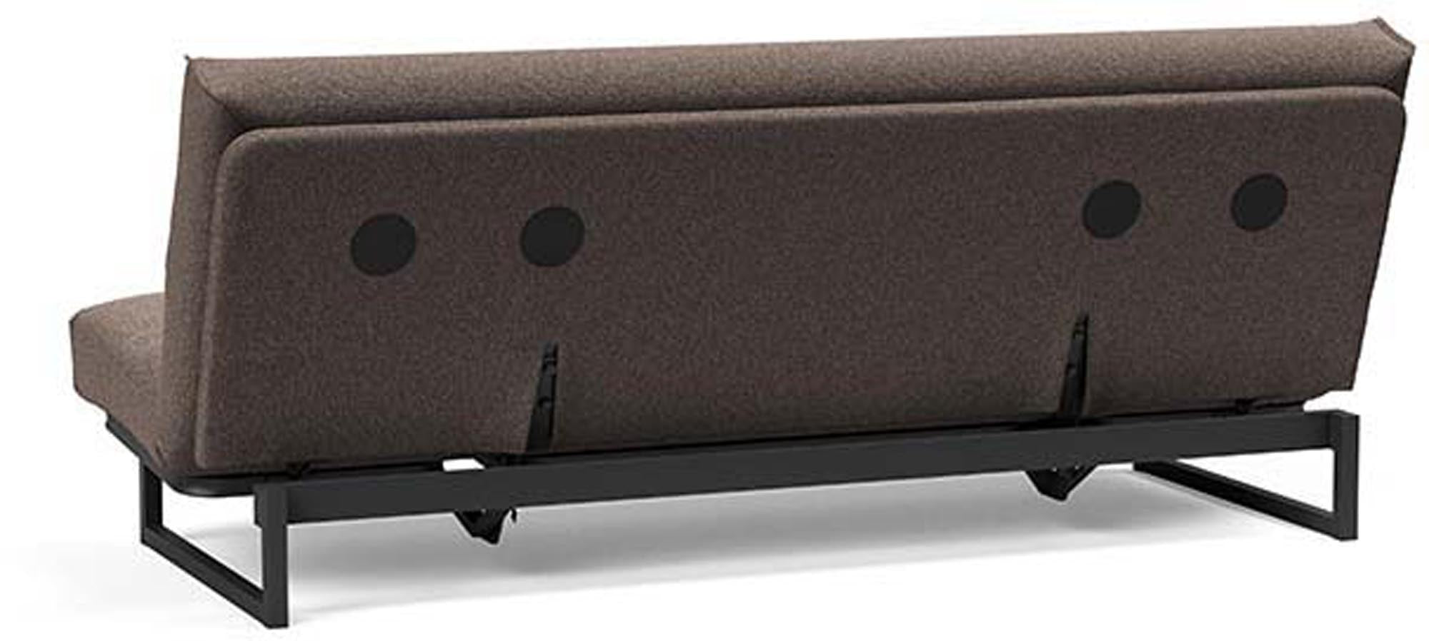 Fraction 120 Bettsofa Nordic Cover von Innovation Living: elegantes, platzsparendes Sofa, ideal für kleine Wohnungen und als komfortables Gästebett.