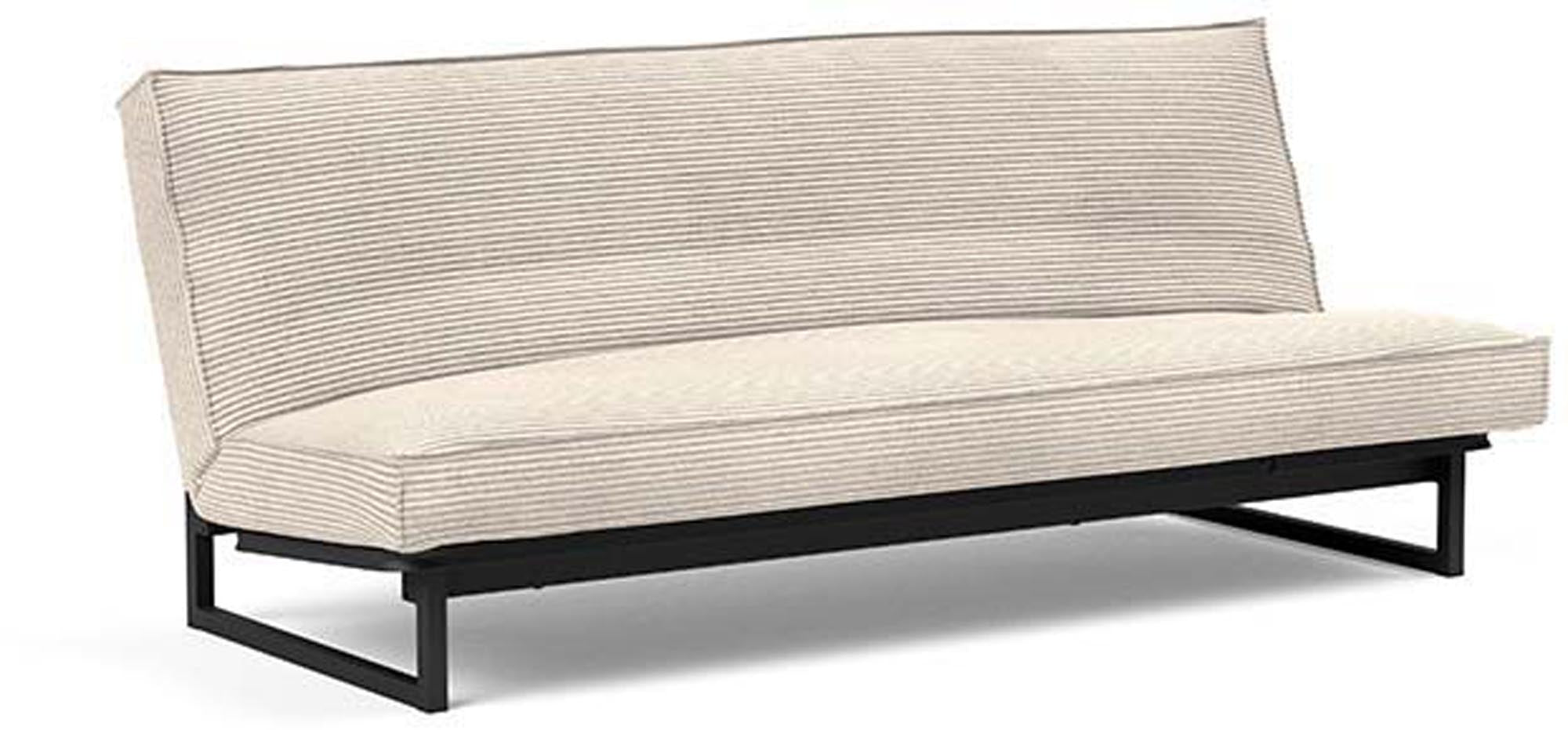 Entdecken Sie das Fraction 120 Bettsofa Sharp Plus Cover von Innovation Living – stilvoll, platzsparend und perfekt für Ihr Zuhause.