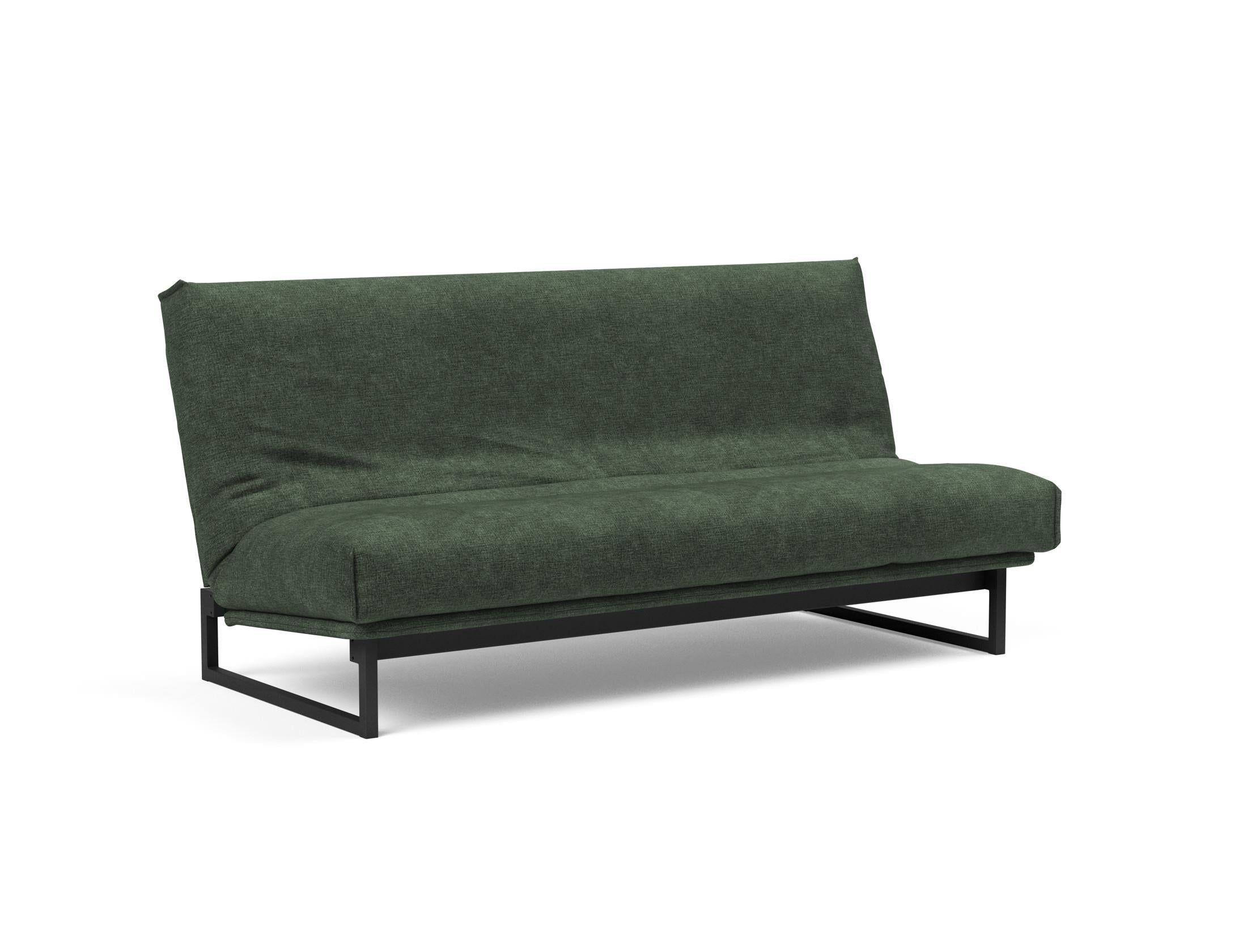 Fraction 140 Bettsofa Nordic Cover: Stilvolles Schlafsofa mit hochwertiger Soft Spring Federung, perfekt für gemütliche Nächte und modernes Interieur.